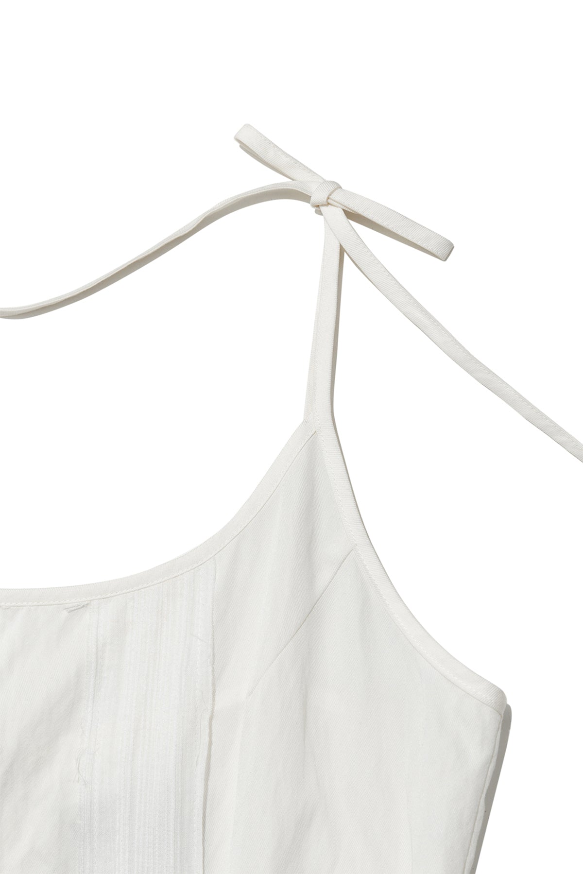 Matin Kim - Hook And Eye Layered Long Dress (Ivory) product image 3 | TRAB K-Fashion Australia