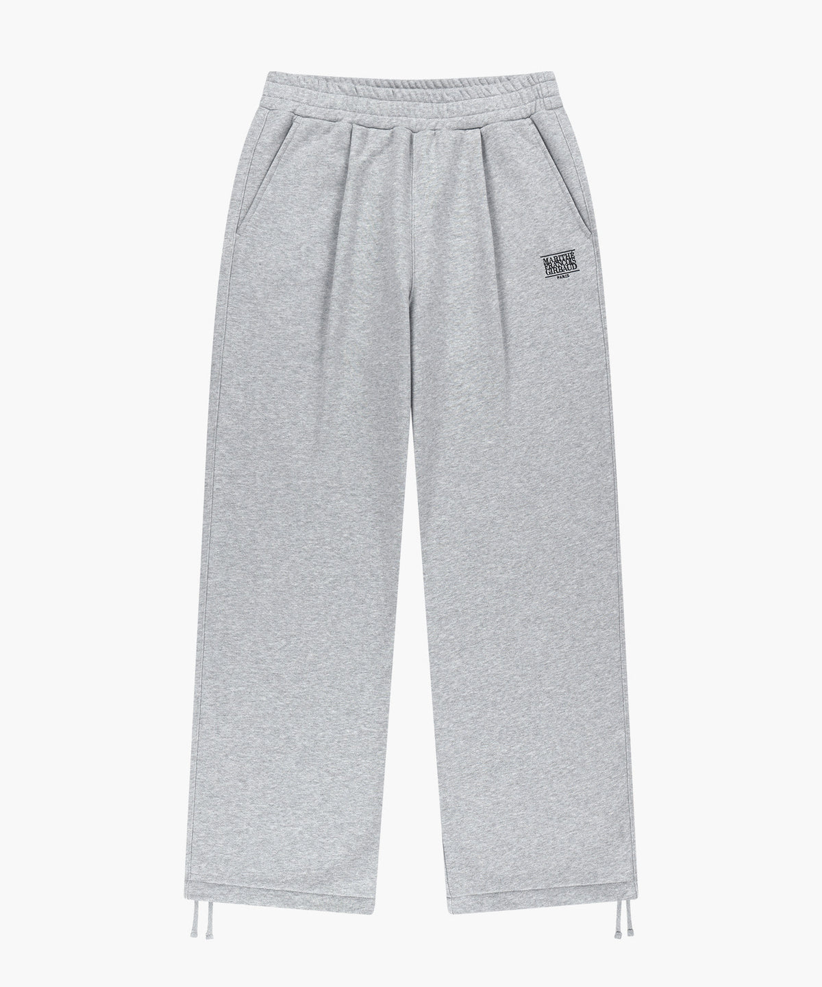 Marithe & Francois Girbaud - One Tuck Wide Sweat Joggers (brushed) (Heather Gray) product image 6 | TRAB K-Fashion Australia