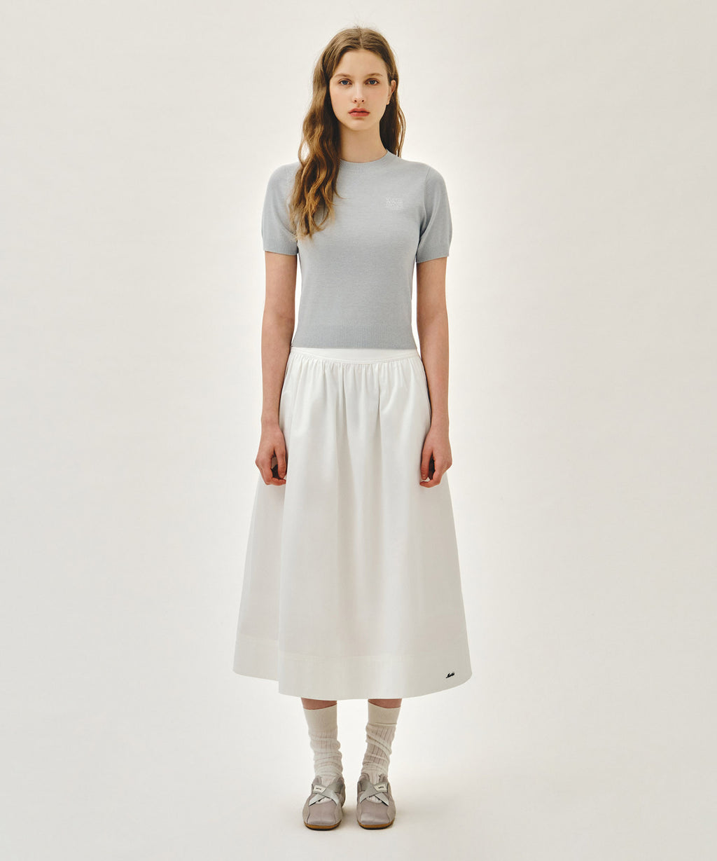 Marithe & Francois Girbaud - Small Classic Logo Half Knit Pullover (Heather Gray) product image 5 | TRAB K-Fashion Australia