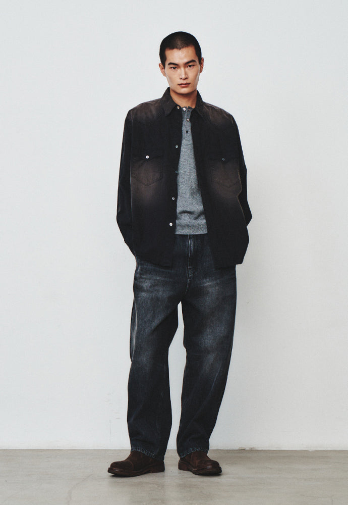 Art if acts - Vintage Western Shirt (Faded Black) product image 5 | TRAB K-Fashion Australia