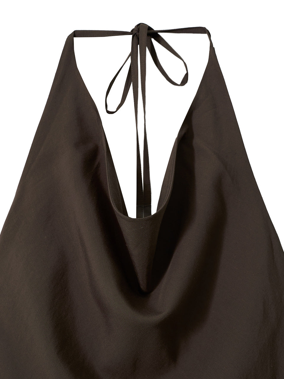 Kijun - Cowl Mini Dress (Brown) product image 10 | TRAB K-Fashion Australia