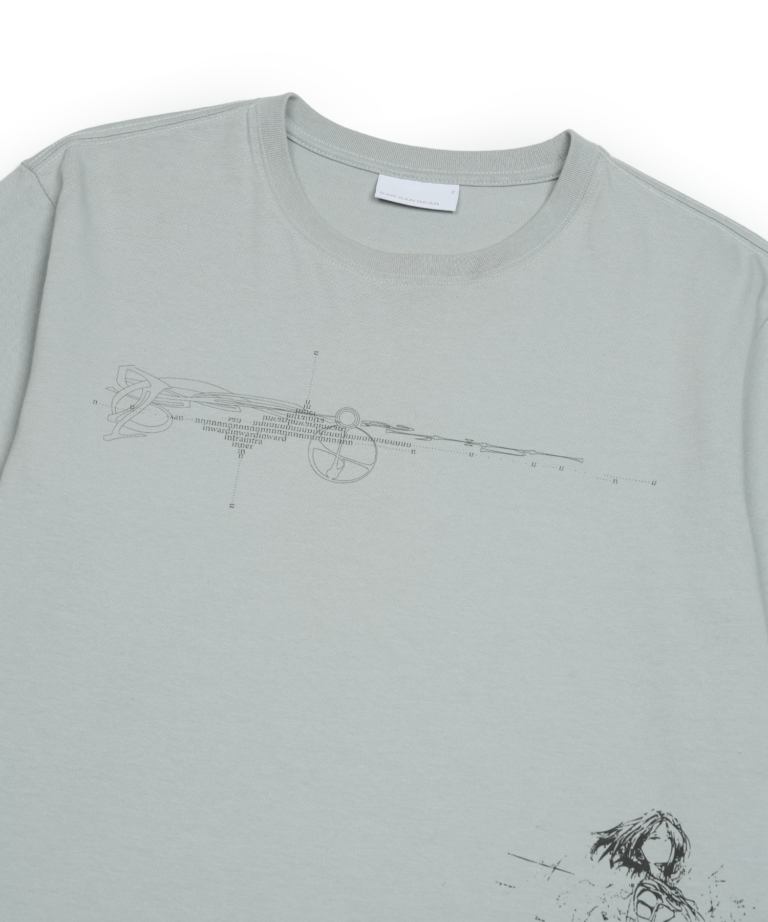 San San Gear - Resonian T-Shirt (Sky Blue) product image 3 | TRAB K-Fashion Australia