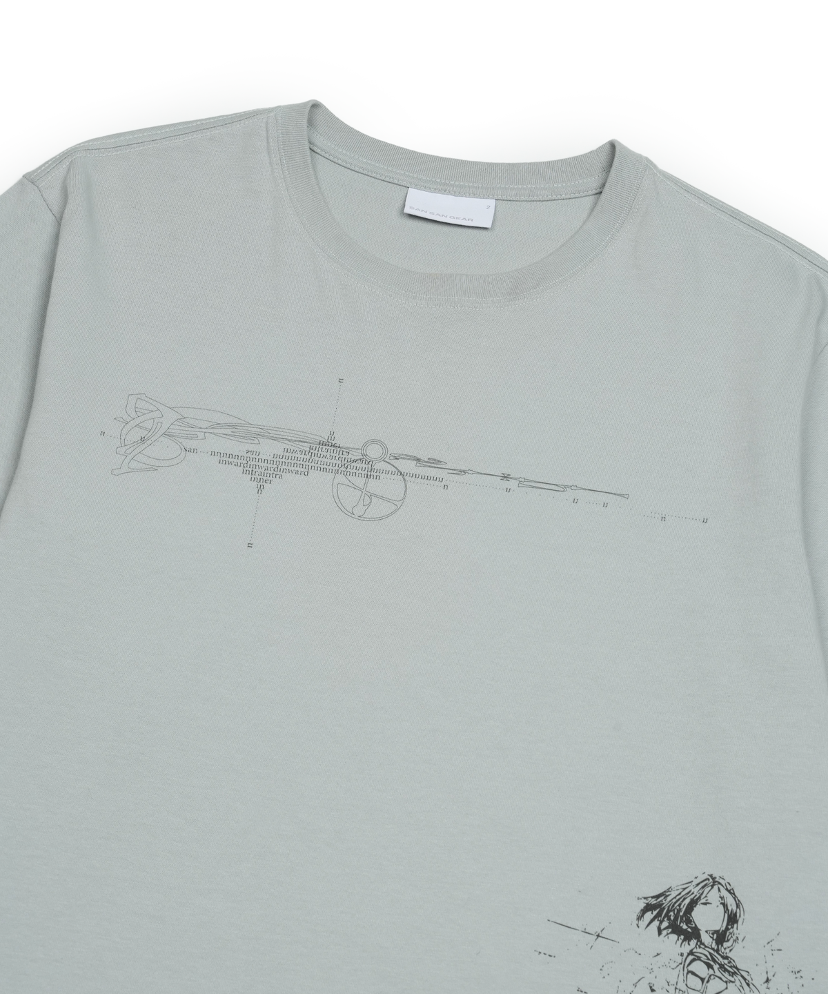 San San Gear - Resonian T-Shirt (Sky Blue) product image 3 | TRAB K-Fashion Australia