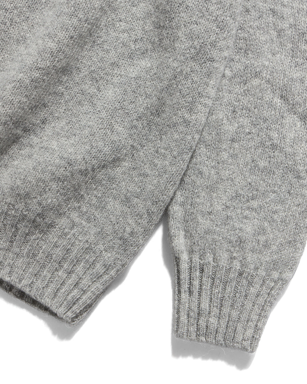 Eastlogue - Fair Isle Yoke Crew Neck Sweater (Silver) product image 4 | TRAB K-Fashion Australia