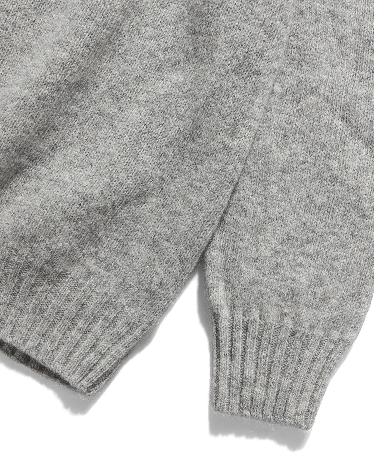 Eastlogue - Fair Isle Yoke Crew Neck Sweater (Silver) product image 4 | TRAB K-Fashion Australia