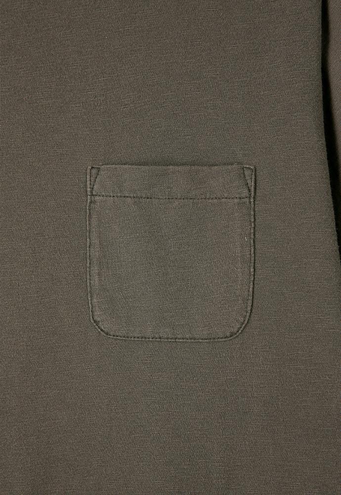Art if acts - Garment Dyed Slub Pocket T-Shirt (Khaki Grey) product image 10 | TRAB K-Fashion Australia