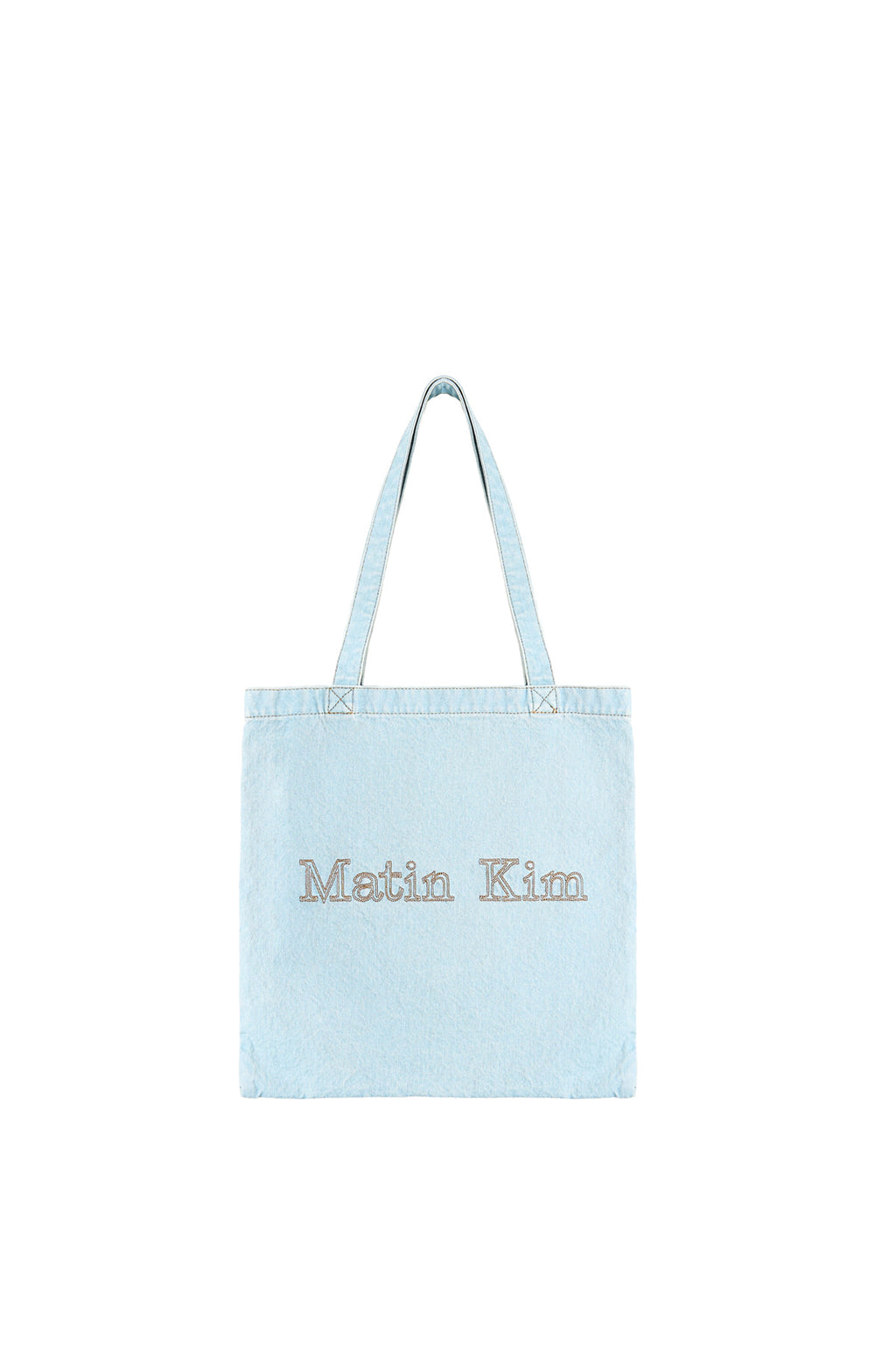 Matin Kim - Matin Stitch Denim Ecobag (Sky) product image 1 | TRAB K-Fashion Australia