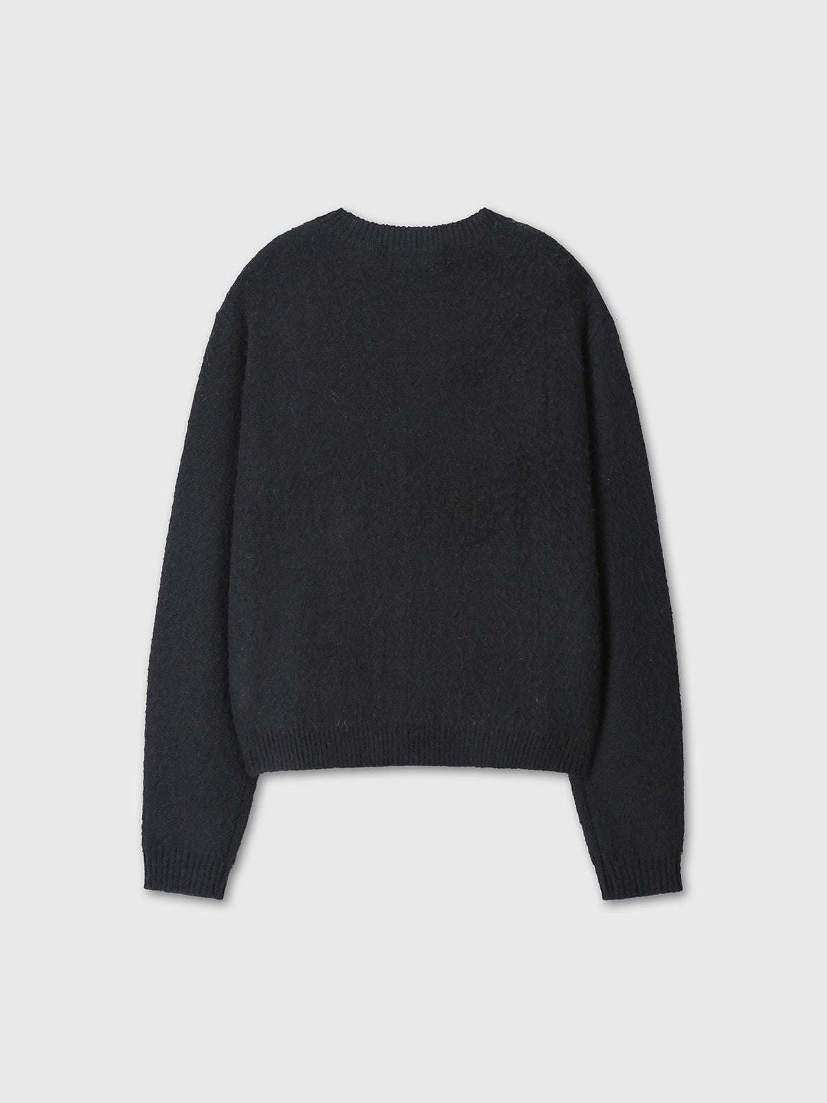 Tonywack - Brushed Argyle Cardigan (Black) product image 10 | TRAB K-Fashion Australia