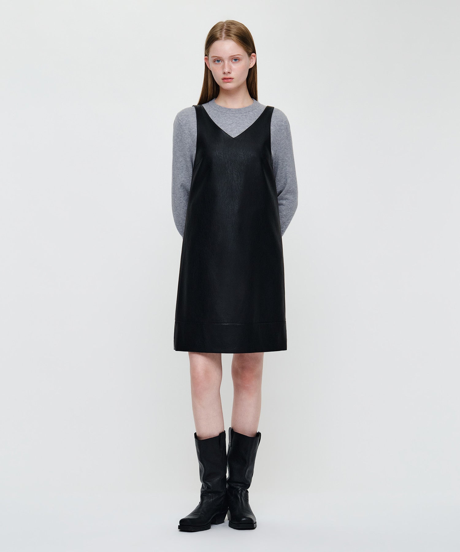 MARITHE + FRANCOIS GIRBAUD ドレス Dress レザー ドレス Marithe Francois Girbaud - フェイクレザー