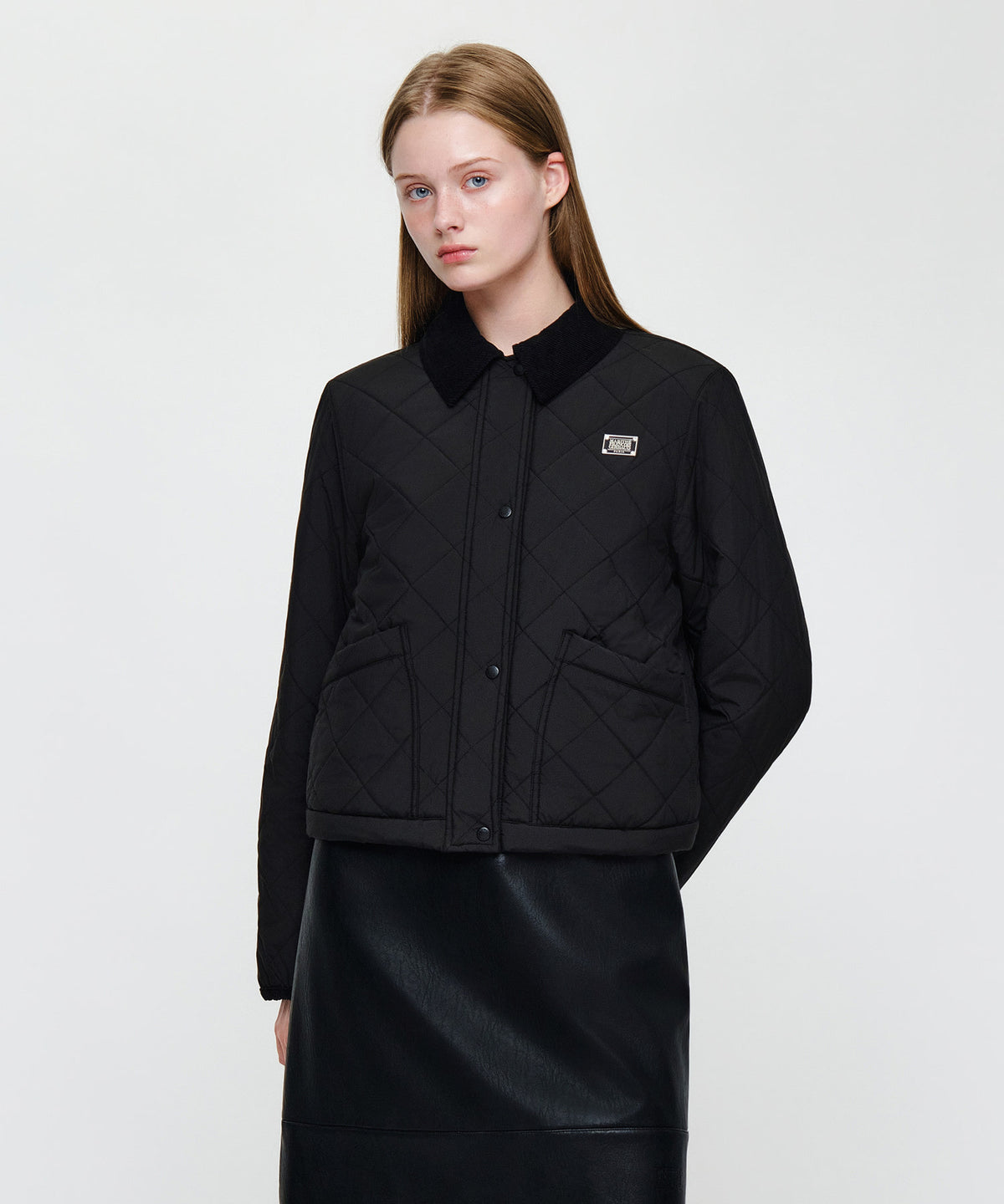 Marithe & Francois Girbaud - Collar Padded Jacket (Black) product image 2 | TRAB K-Fashion Australia