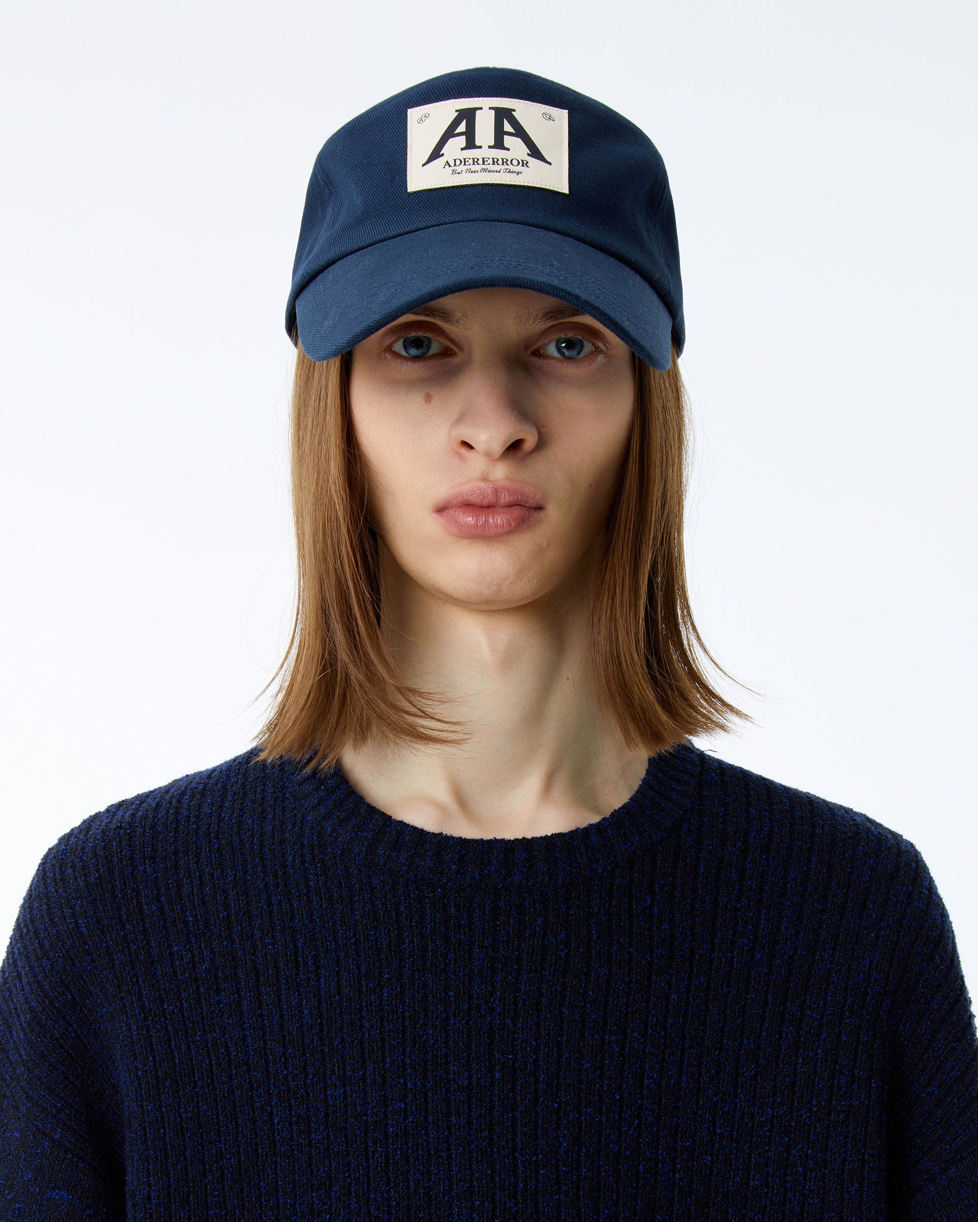 Ader Error - Nolc logo cap (Navy) product image 5 | TRAB K-Fashion Australia