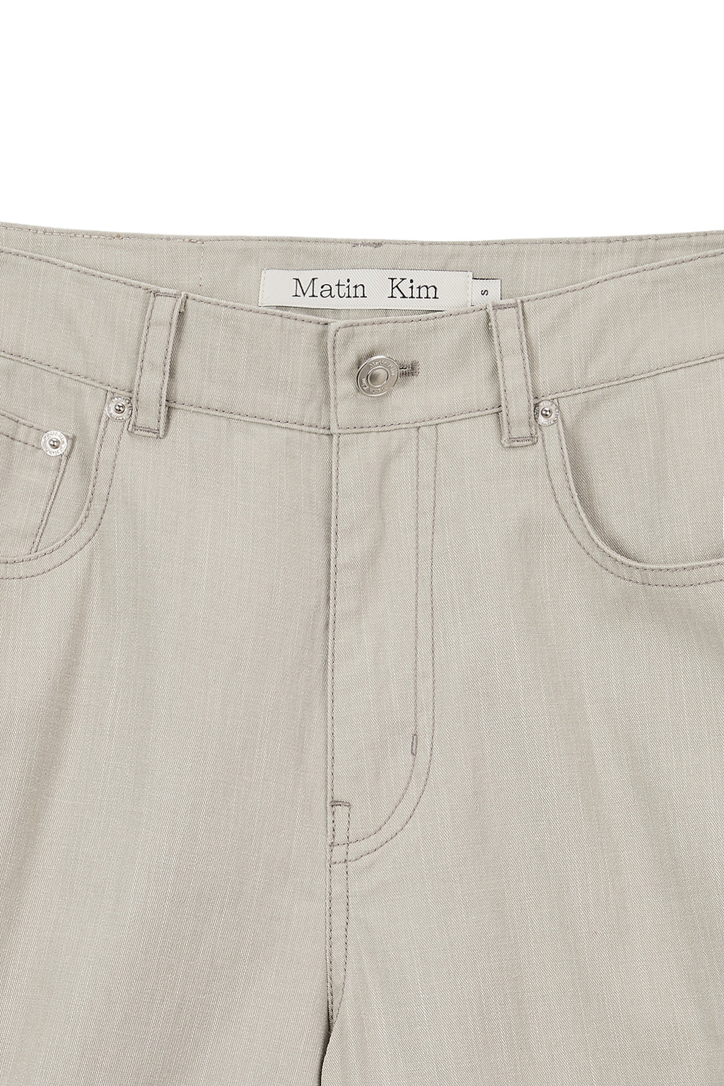 Matin Kim - Side Pintuck Point Pants (Beige) product image 4 | TRAB K-Fashion Australia