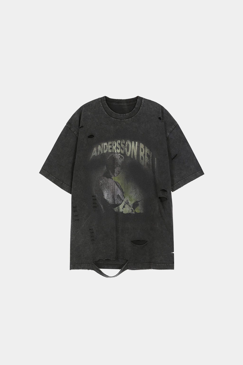 Andersson Bell - Layered Live Printed T-Shirt (Charcoal) product image 10 | TRAB K-Fashion Australia