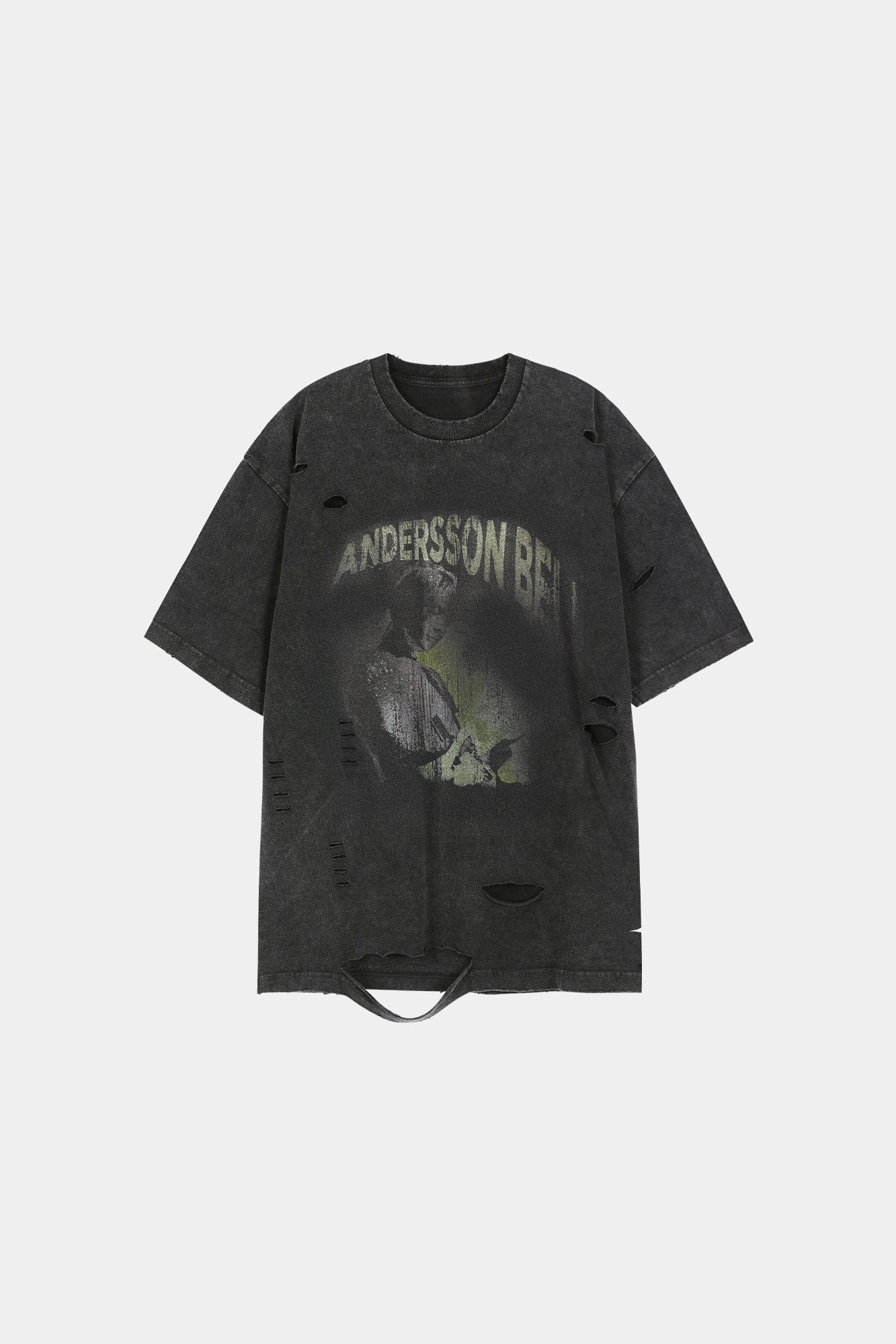 Andersson Bell - Layered Live Printed T-Shirt (Charcoal) product image 10 | TRAB K-Fashion Australia