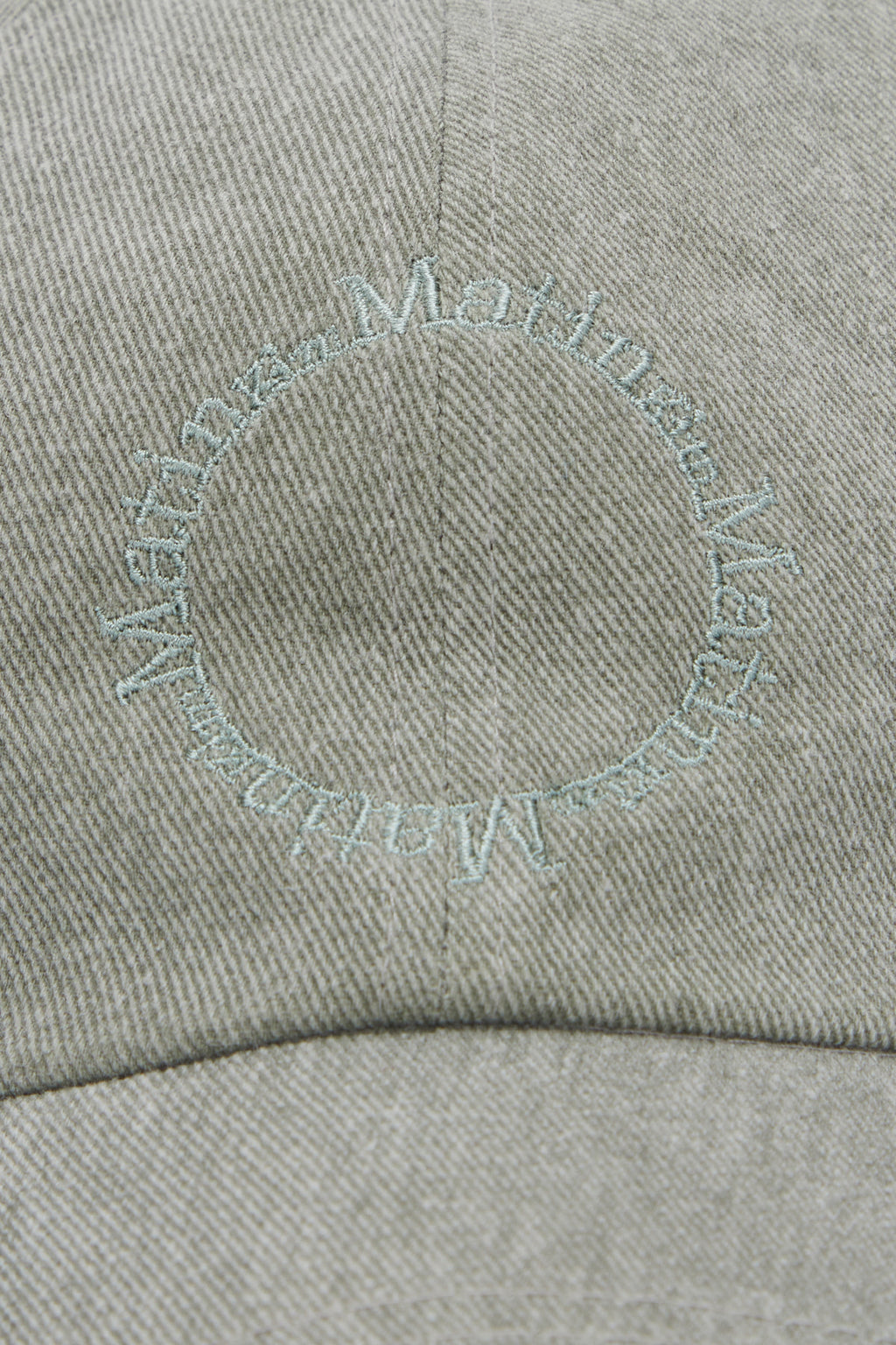 Matin Kim - Macaron Logo Ball Cap (Khaki) product image 3 | TRAB K-Fashion Australia