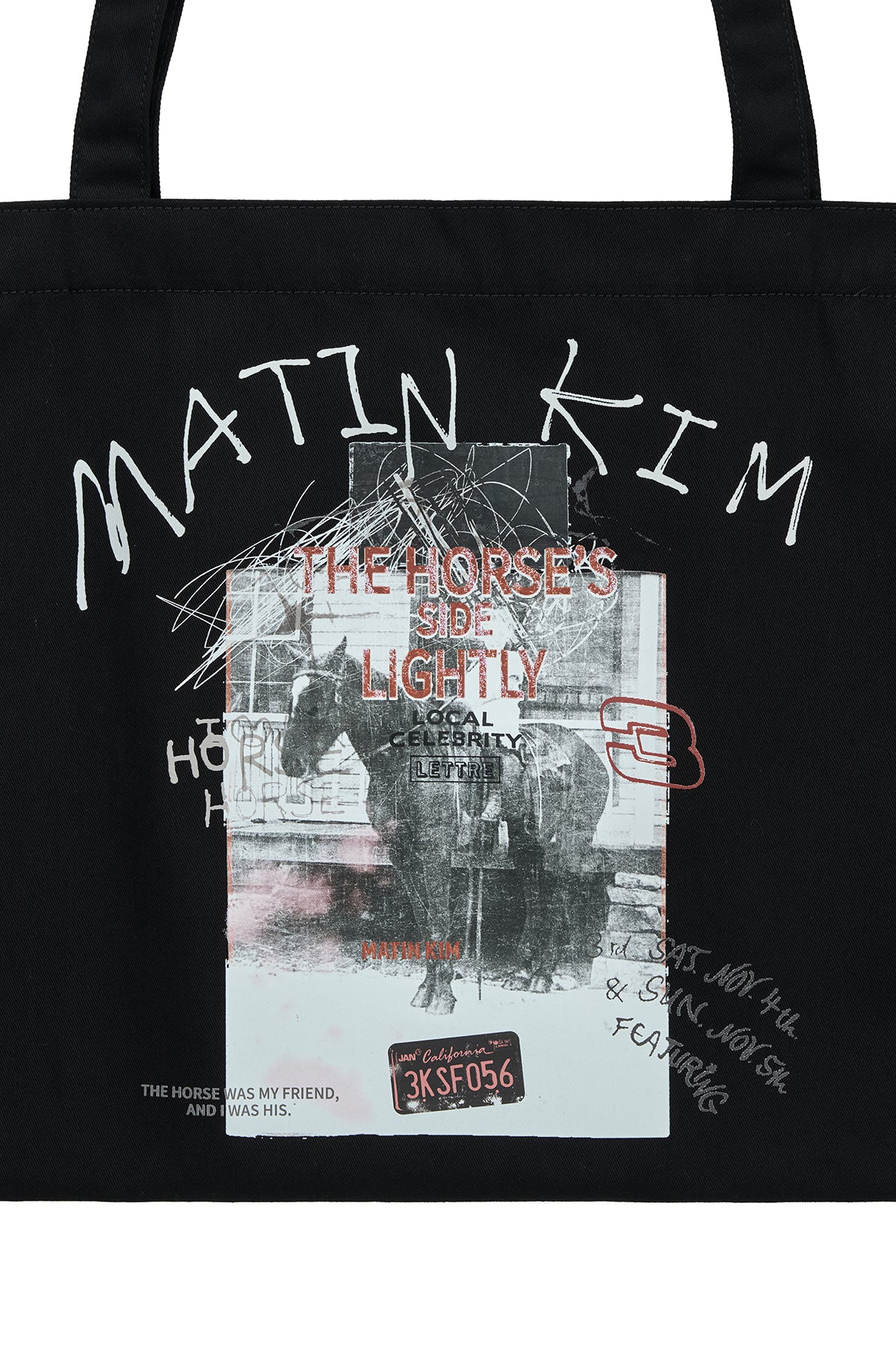 Matin Kim - Matin Lny 26 Eco Bag (Black) product image 3 | TRAB K-Fashion Australia