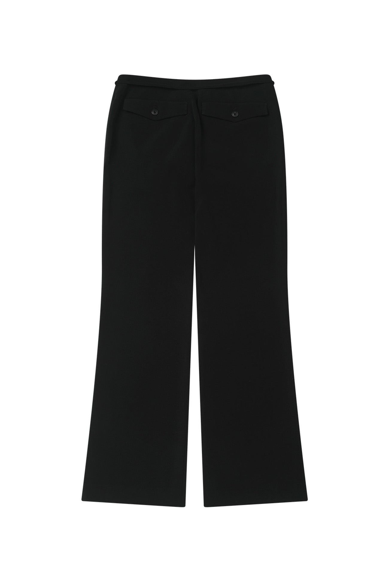Deinet - Eyelet Point Bootscut Slacks (Black) product image 8 | TRAB K-Fashion Australia