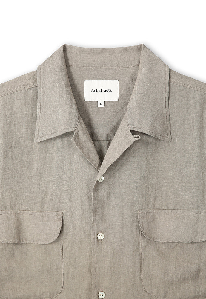 Art if acts - Linen Two Pocket Shirt (Cliff) product image 9 | TRAB K-Fashion Australia