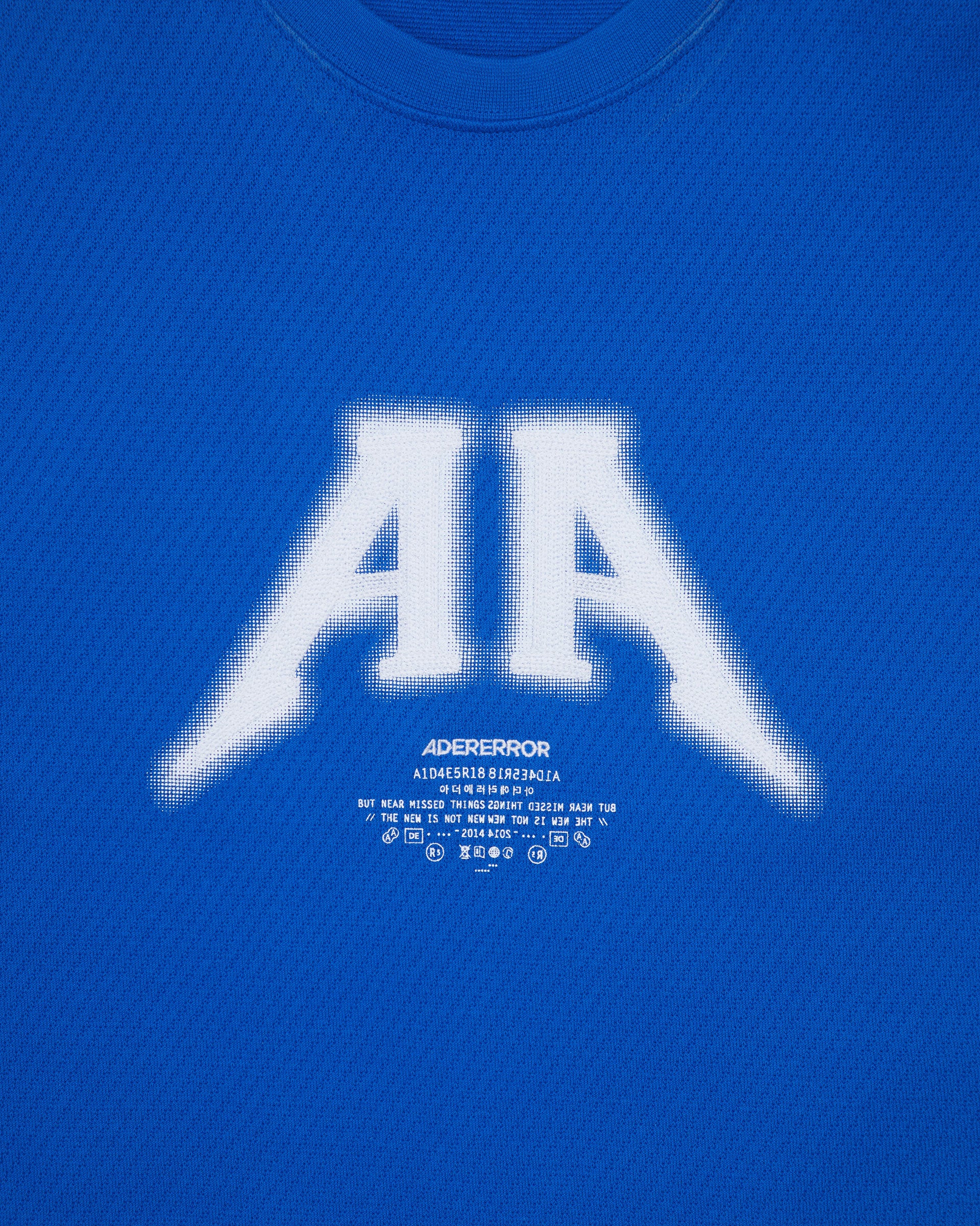 Ader Error - Nolc logo t-shirt (Z-Blue) product image 6 | TRAB K-Fashion Australia