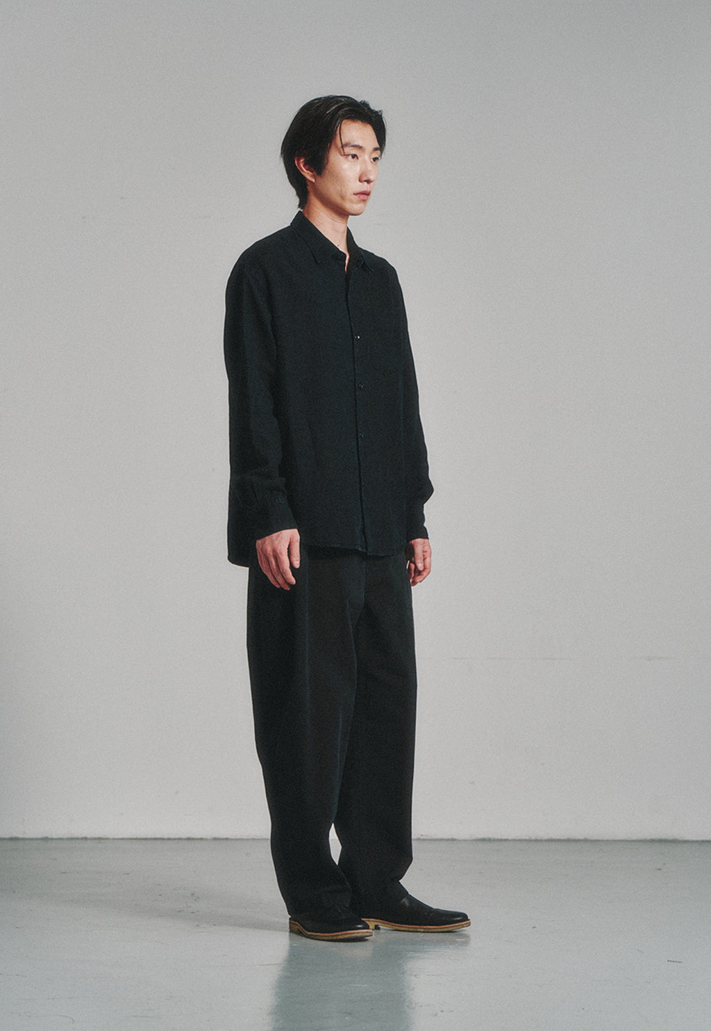 Art if acts - Washed Linen Shirt (Black) product image 3 | TRAB K-Fashion Australia