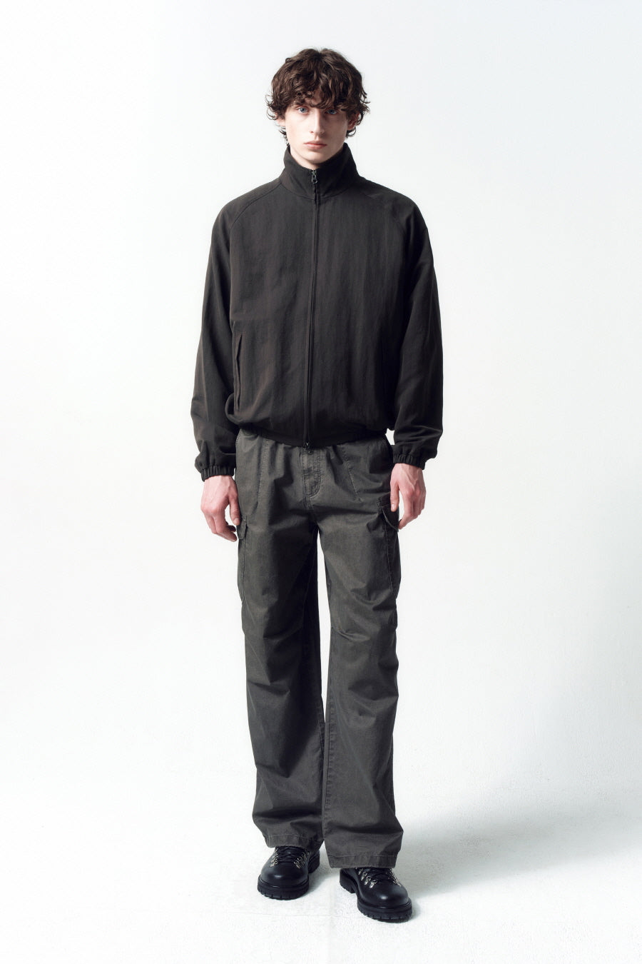 Insilence - Acid Raglan Blouson (Charcoal) product image 1 | TRAB K-Fashion Australia