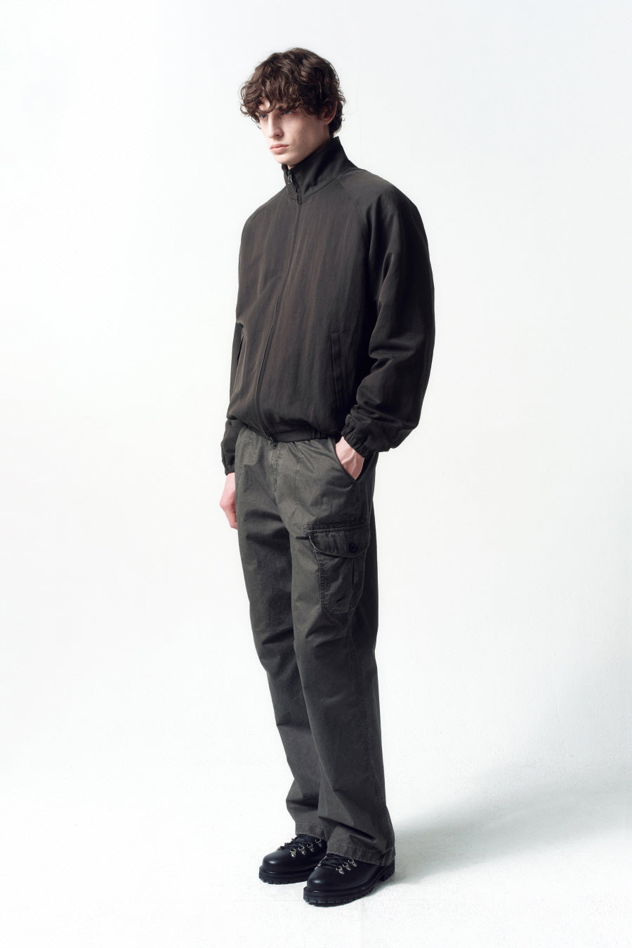 Insilence - Acid Raglan Blouson (Charcoal) product image 3 | TRAB K-Fashion Australia