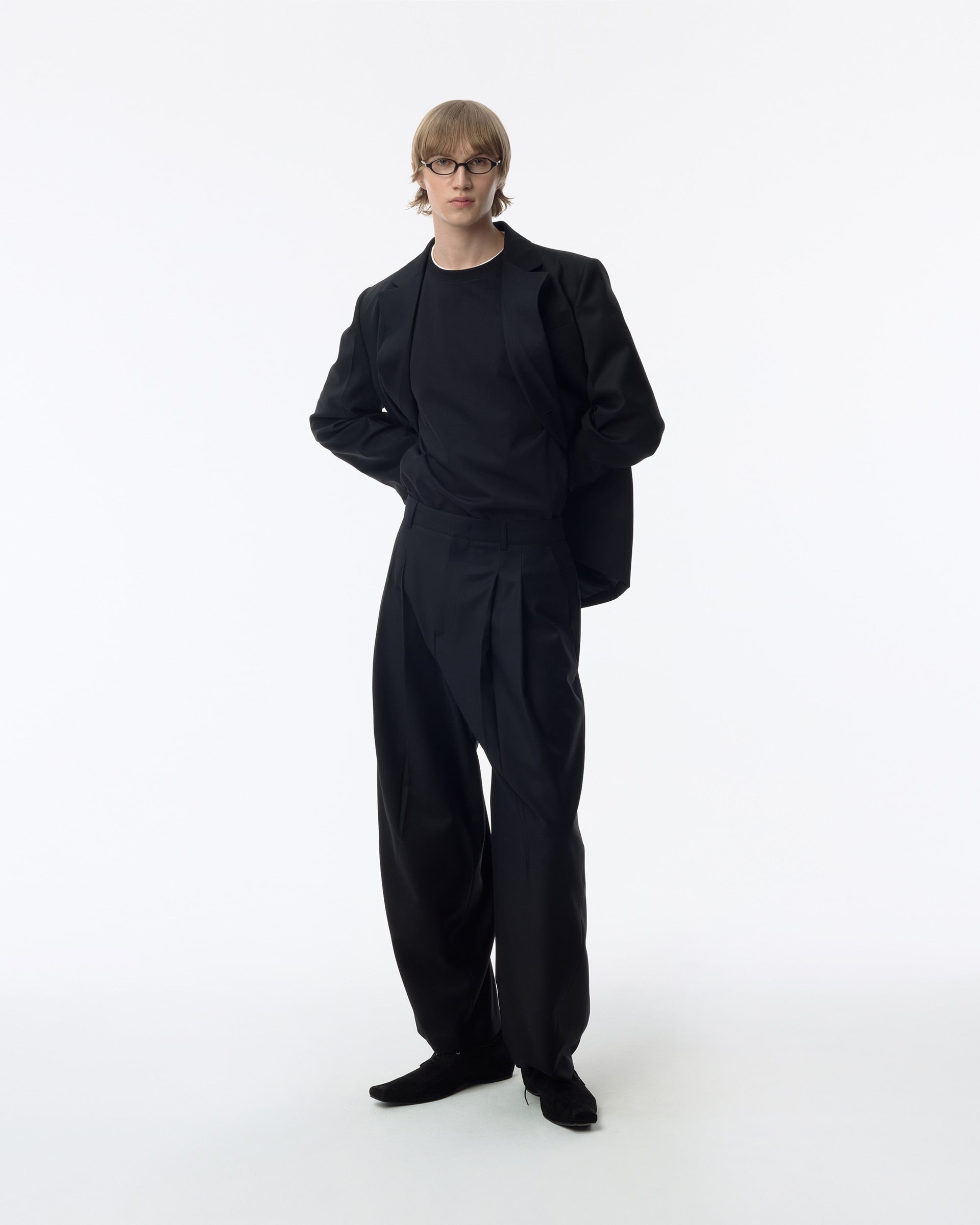 Ader Error - Sig; BK Tag blazer 01 (Noir) product image 14 | TRAB K-Fashion Australia