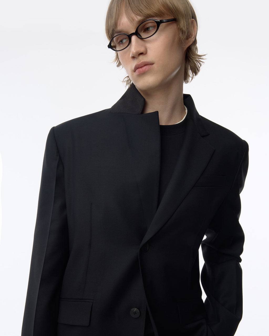 Ader Error - Sig; BK Tag blazer 01 (Noir) product image 20 | TRAB K-Fashion Australia