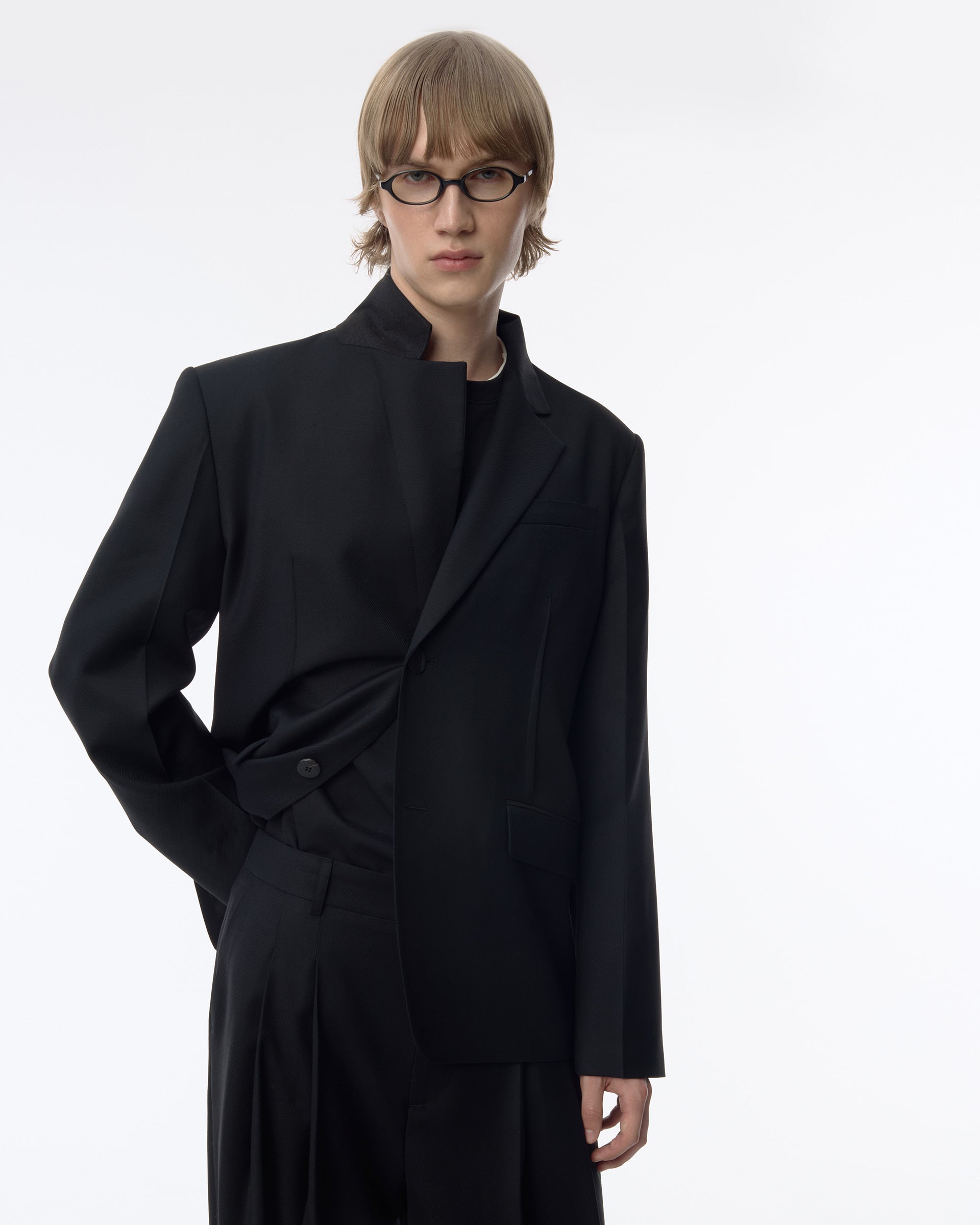 Ader Error - Sig; BK Tag blazer 01 (Noir) product image 21 | TRAB K-Fashion Australia