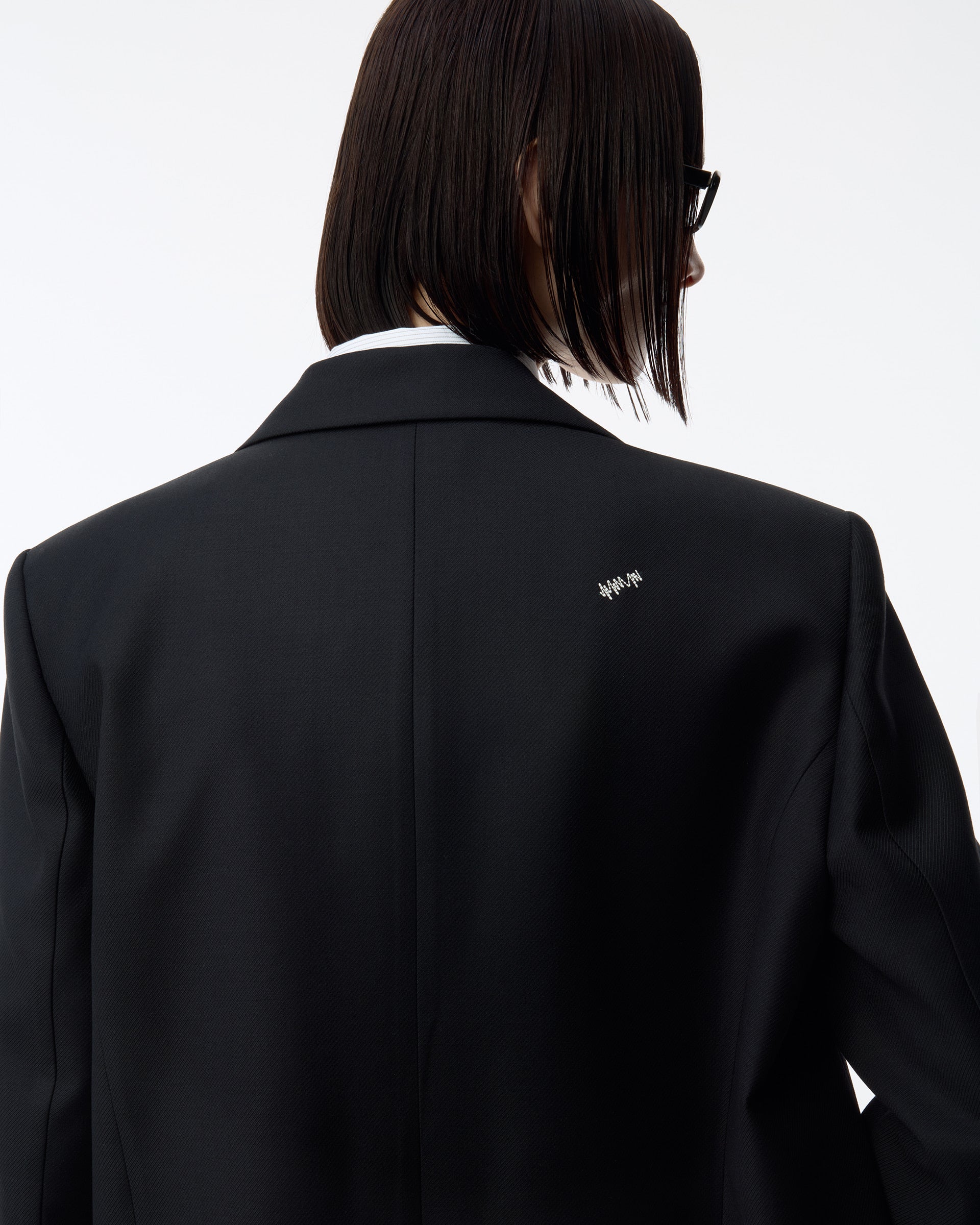 Ader Error - Sig; BK Tag blazer 01 (Noir) product image 10 | TRAB K-Fashion Australia