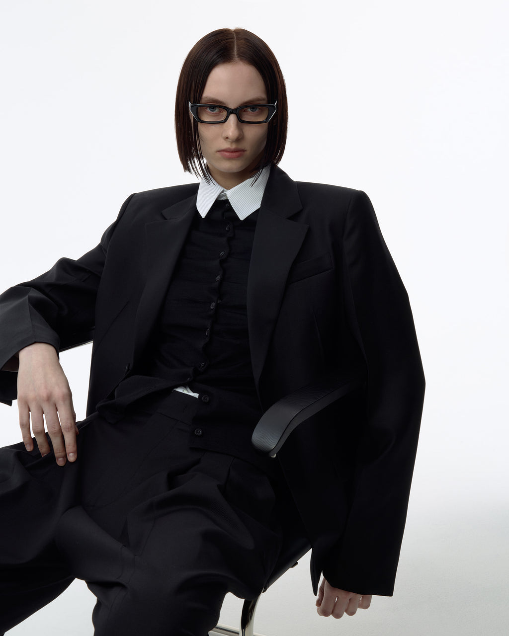 Ader Error - Sig; BK Tag blazer 01 (Noir) product image 11 | TRAB K-Fashion Australia