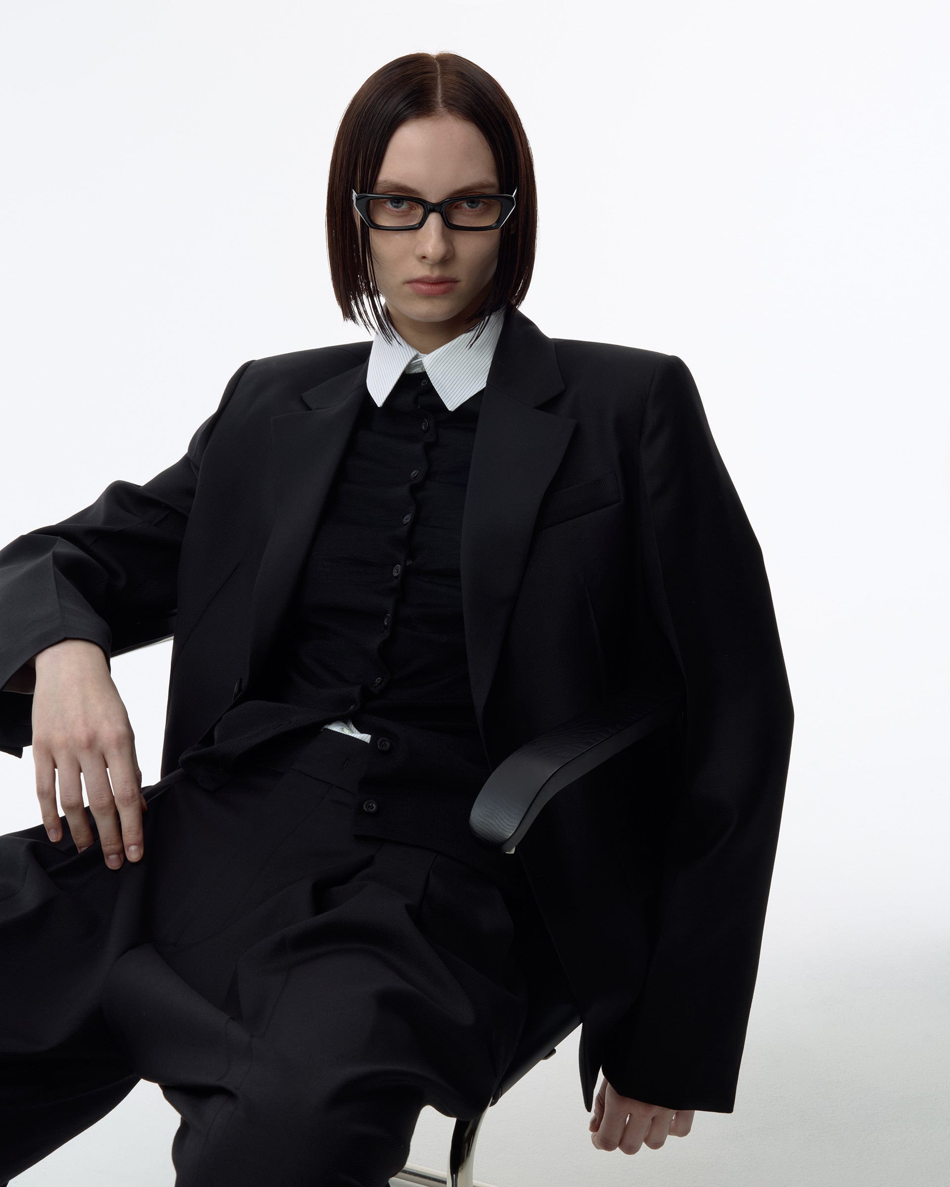 Ader Error - Sig; BK Tag blazer 01 (Noir) product image 11 | TRAB K-Fashion Australia