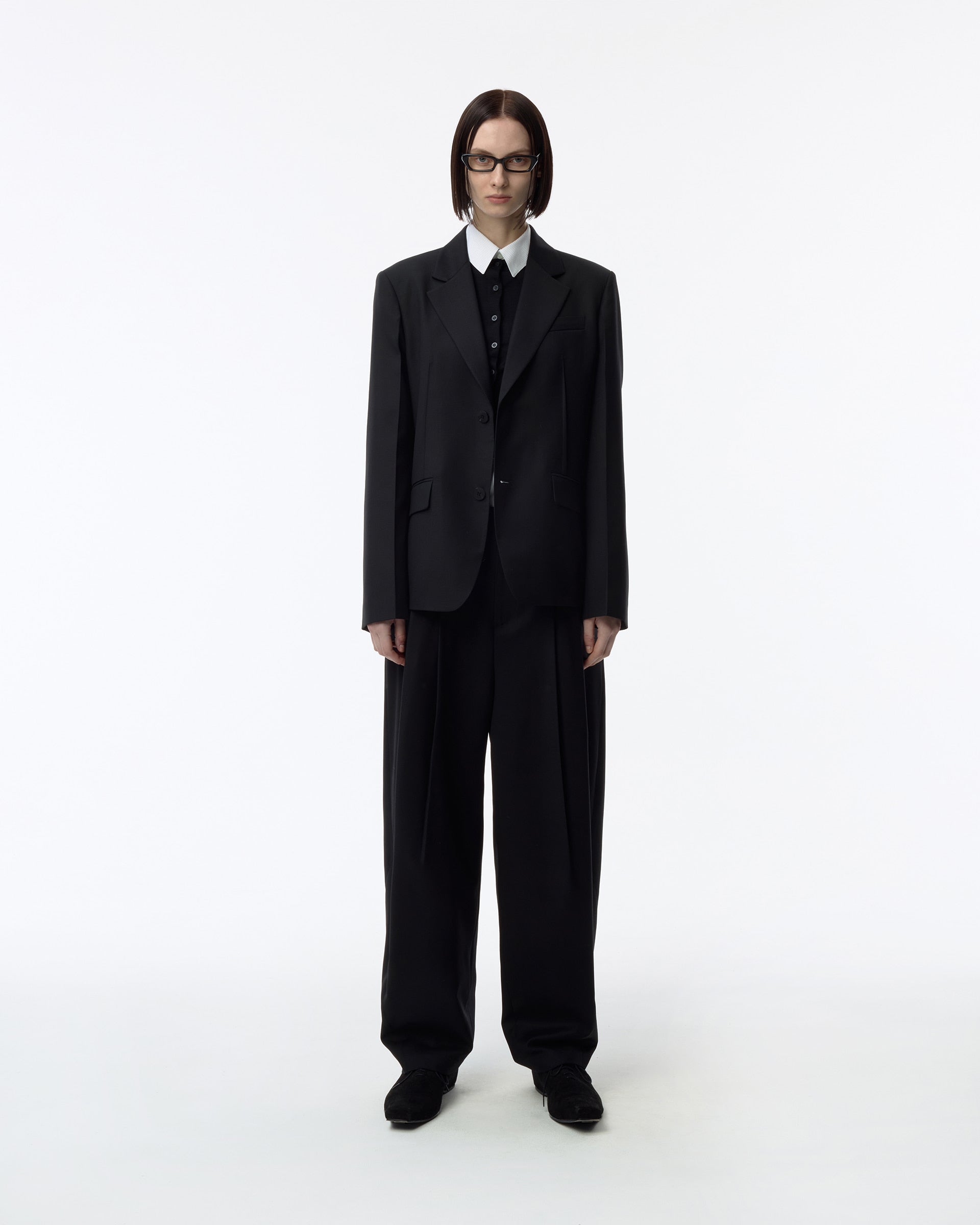 Ader Error - Sig; BK Tag blazer 01 (Noir) product image 12 | TRAB K-Fashion Australia