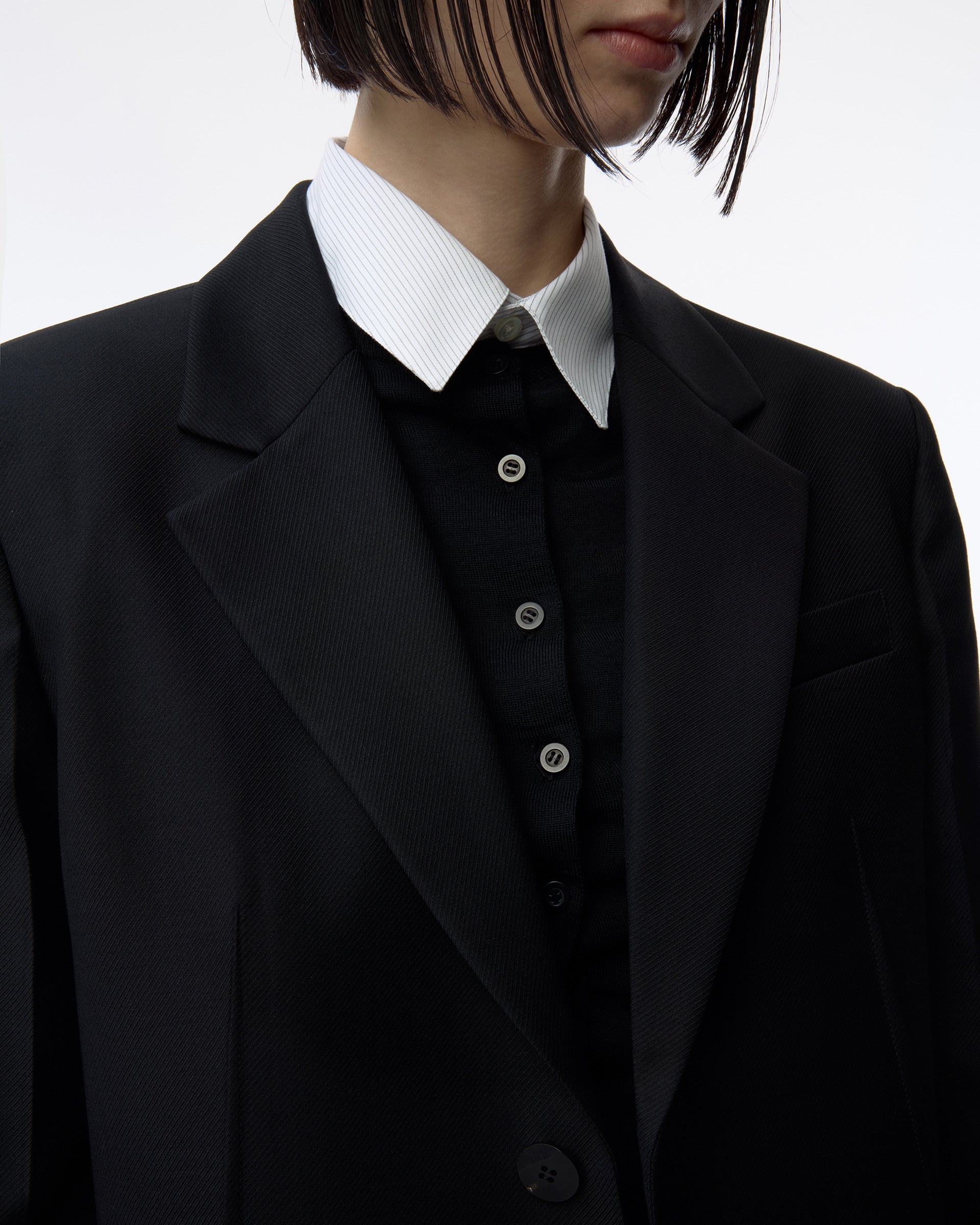 Ader Error - Sig; BK Tag blazer 01 (Noir) product image 5 | TRAB K-Fashion Australia
