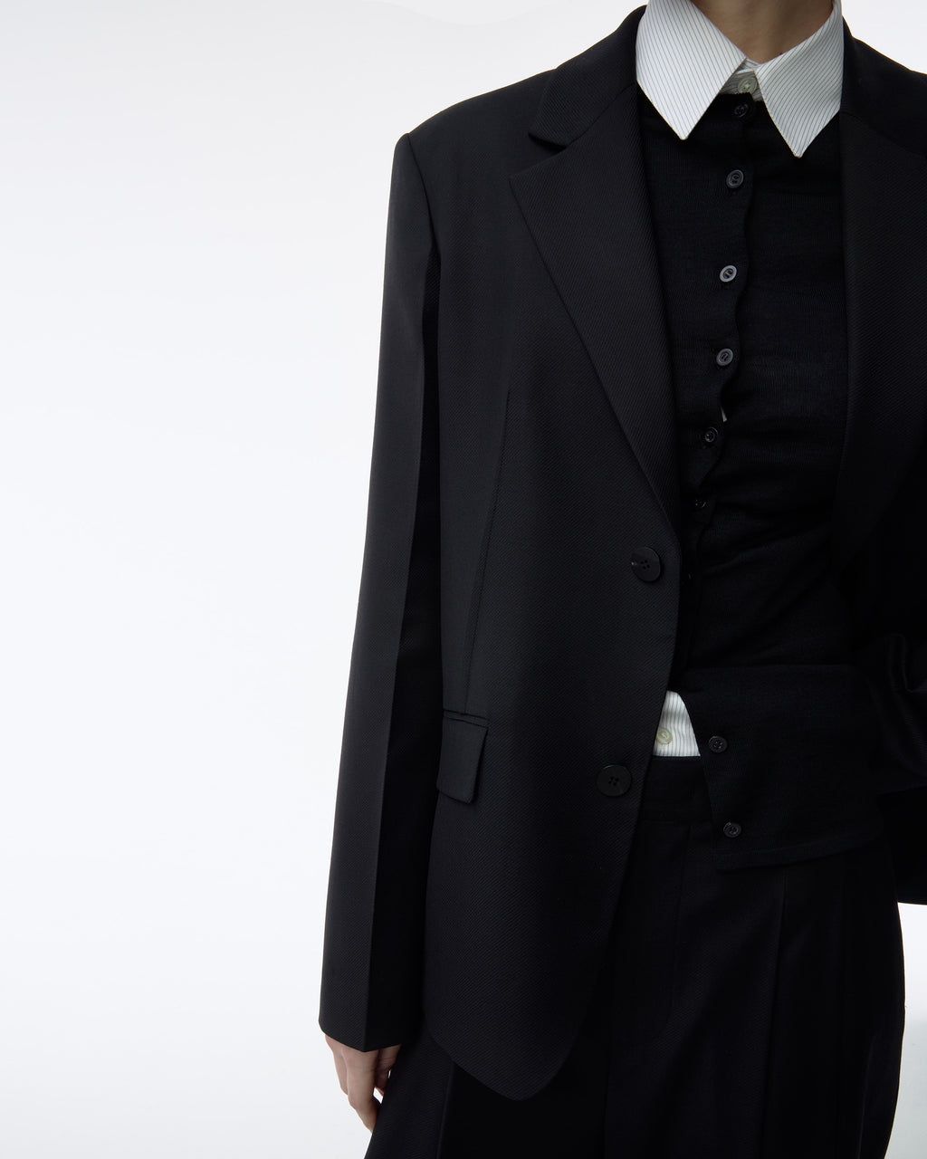 Ader Error - Sig; BK Tag blazer 01 (Noir) product image 8 | TRAB K-Fashion Australia