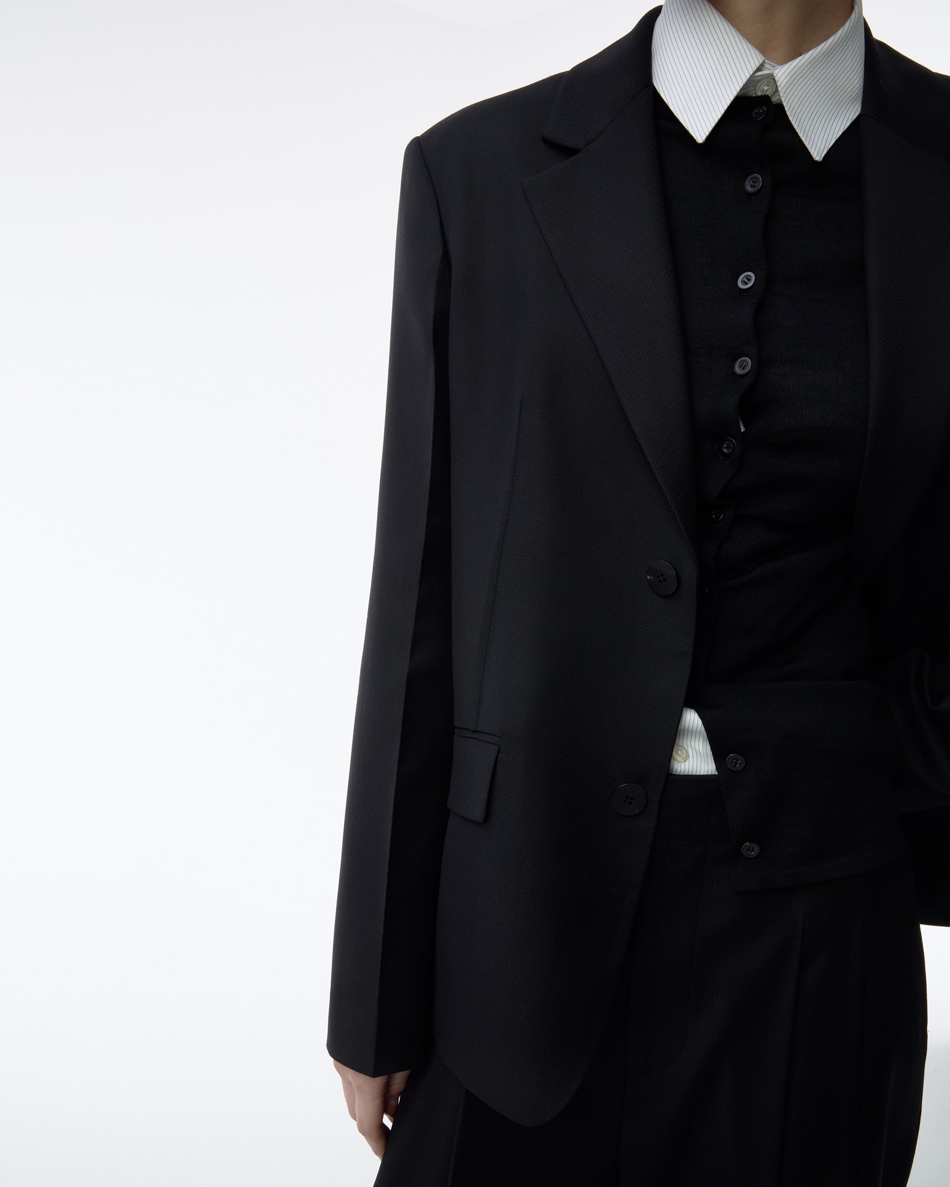Ader Error - Sig; BK Tag blazer 01 (Noir) product image 8 | TRAB K-Fashion Australia