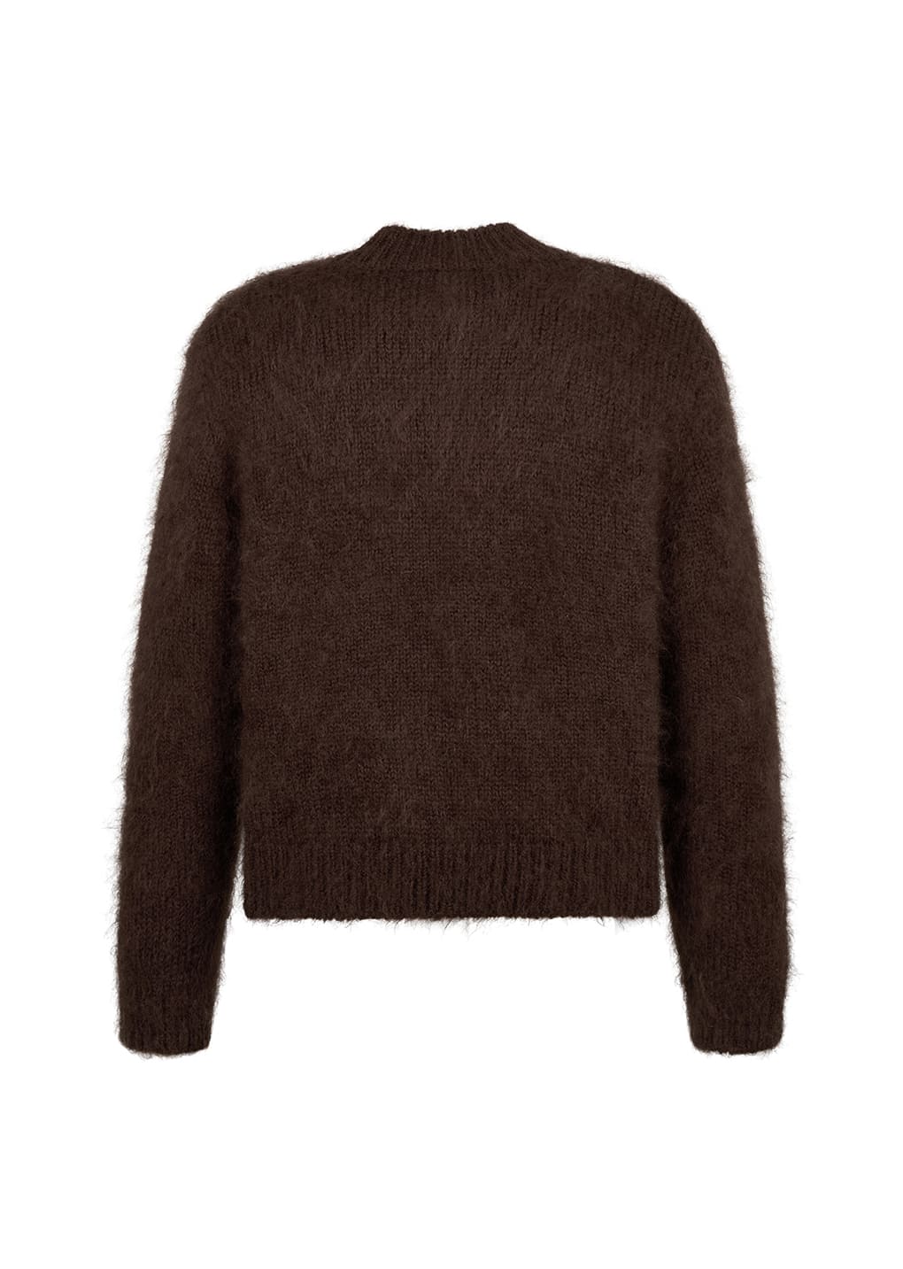 Amomento - men's mohair bulky cardigan (Brown) product image 9 | TRAB K-Fashion Australia