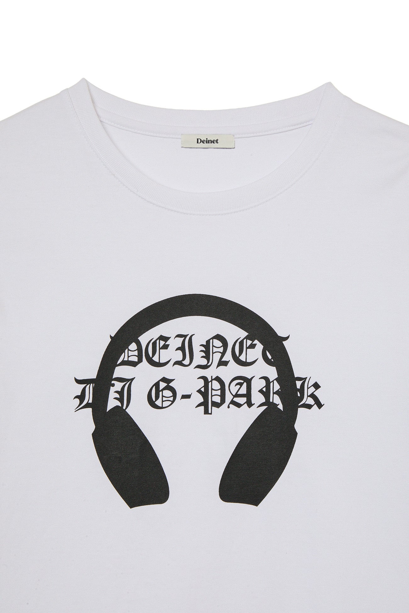 Deinet - Headset Basic T-Shirt (White) product image 3 | TRAB K-Fashion Australia