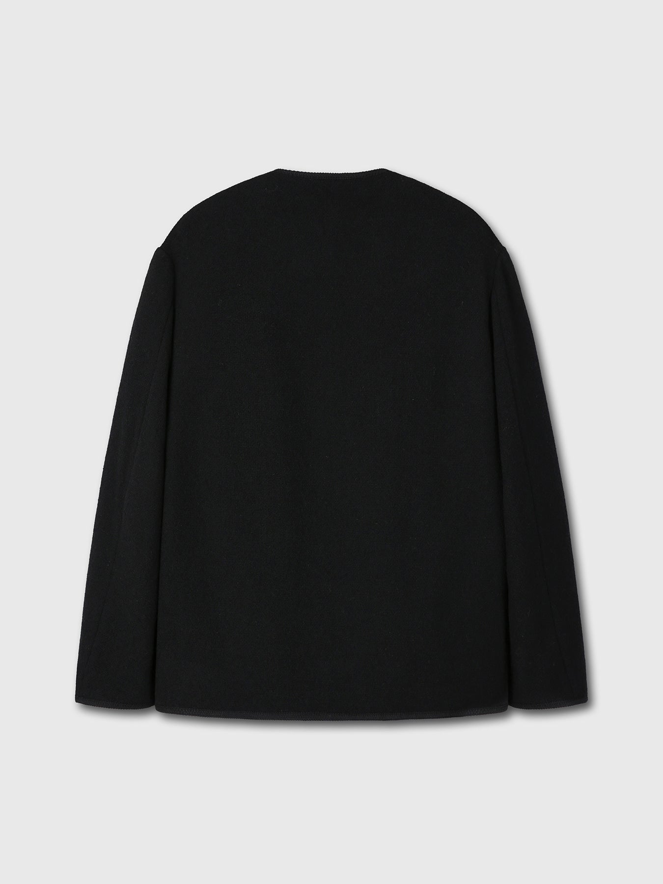 Tonywack - Wool Tweed Buttoned Blouson (Black) product image 11 | TRAB K-Fashion Australia