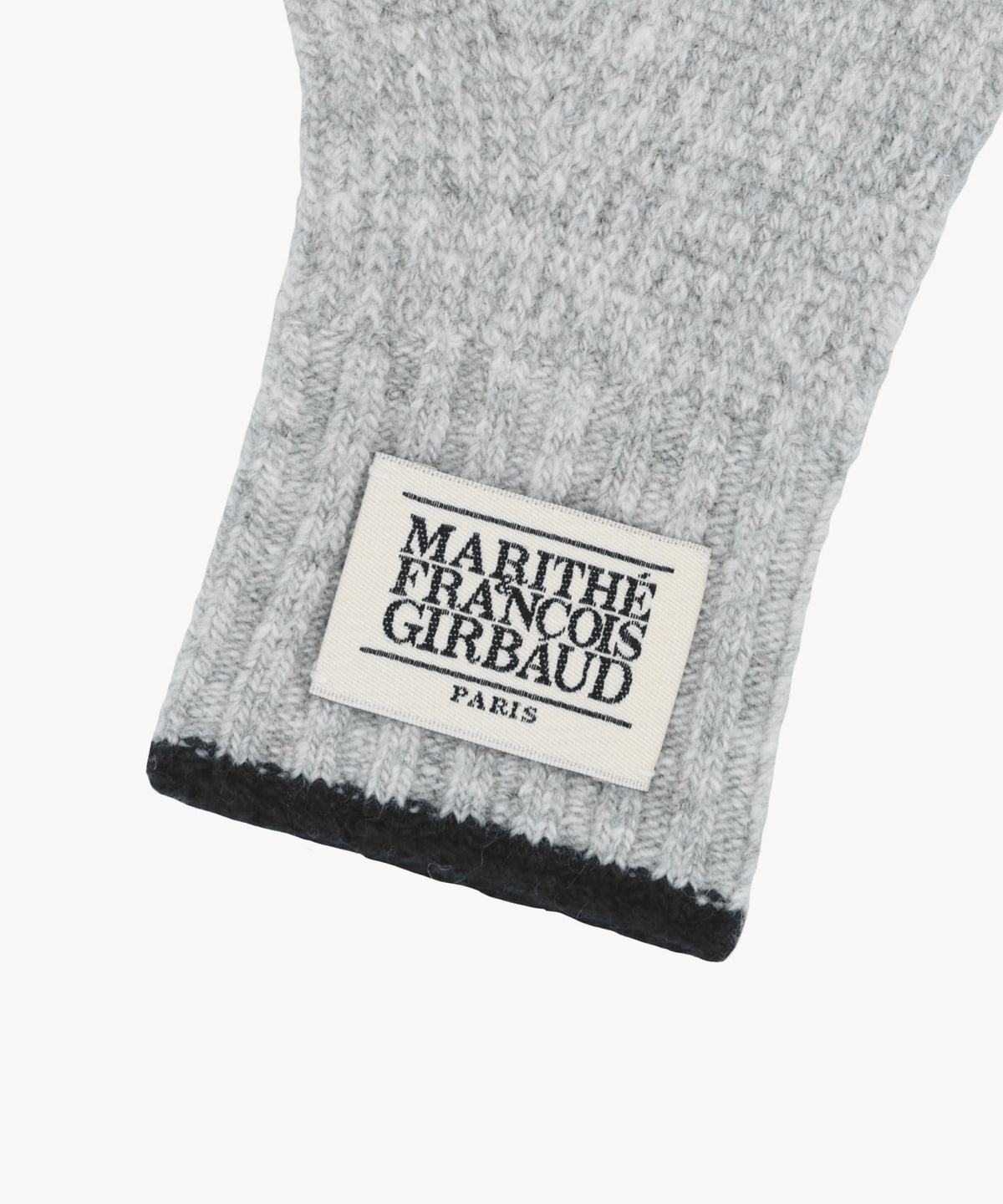 Marithe & Francois Girbaud - Classic Logo Knit Glove (Light Gray) product image 5 | TRAB K-Fashion Australia