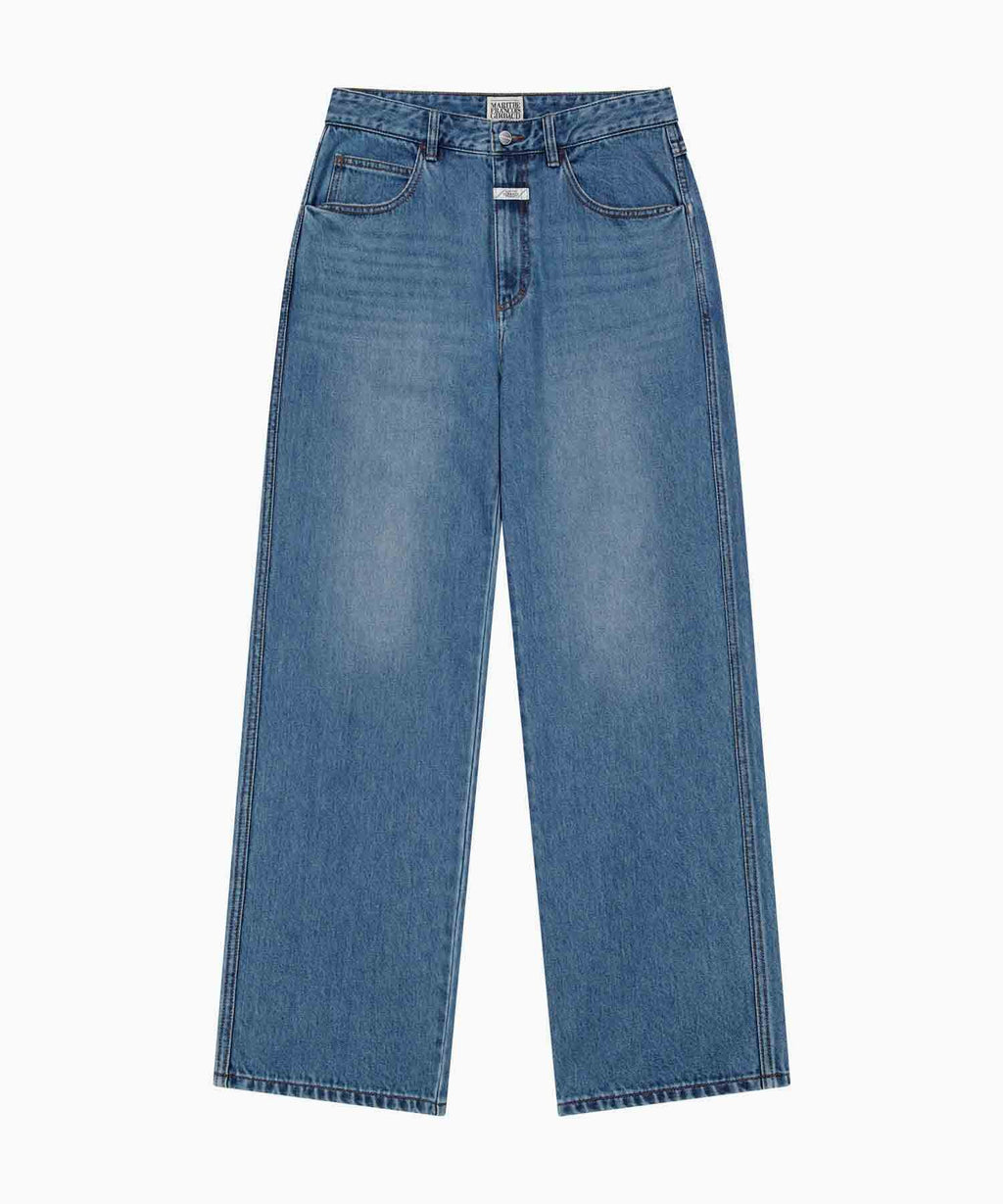 Marithe & Francois Girbaud - New M High Straight Denim Pants (Blue) product image 6 | TRAB K-Fashion Australia