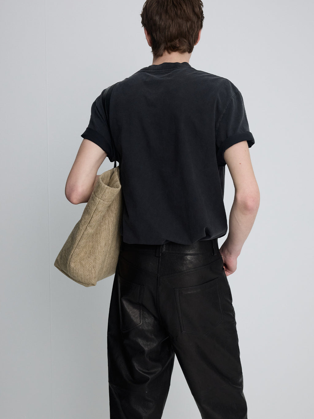 Tonywack - Garment Dyed Profiled T-Shirt (Faded Black) product image 4 | TRAB K-Fashion Australia