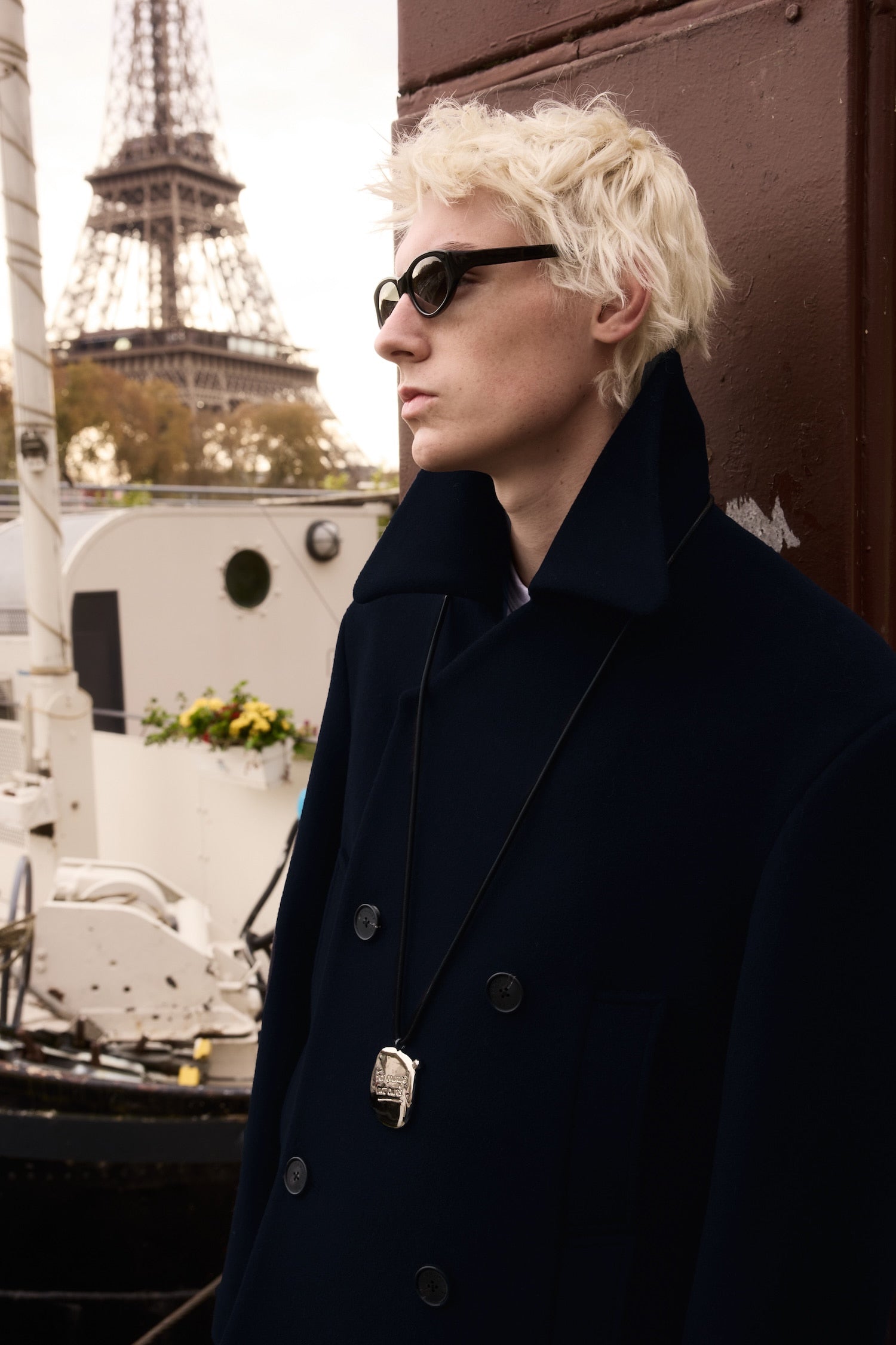 STU - Caban Coat In (Navy) product image 3 | TRAB K-Fashion Australia