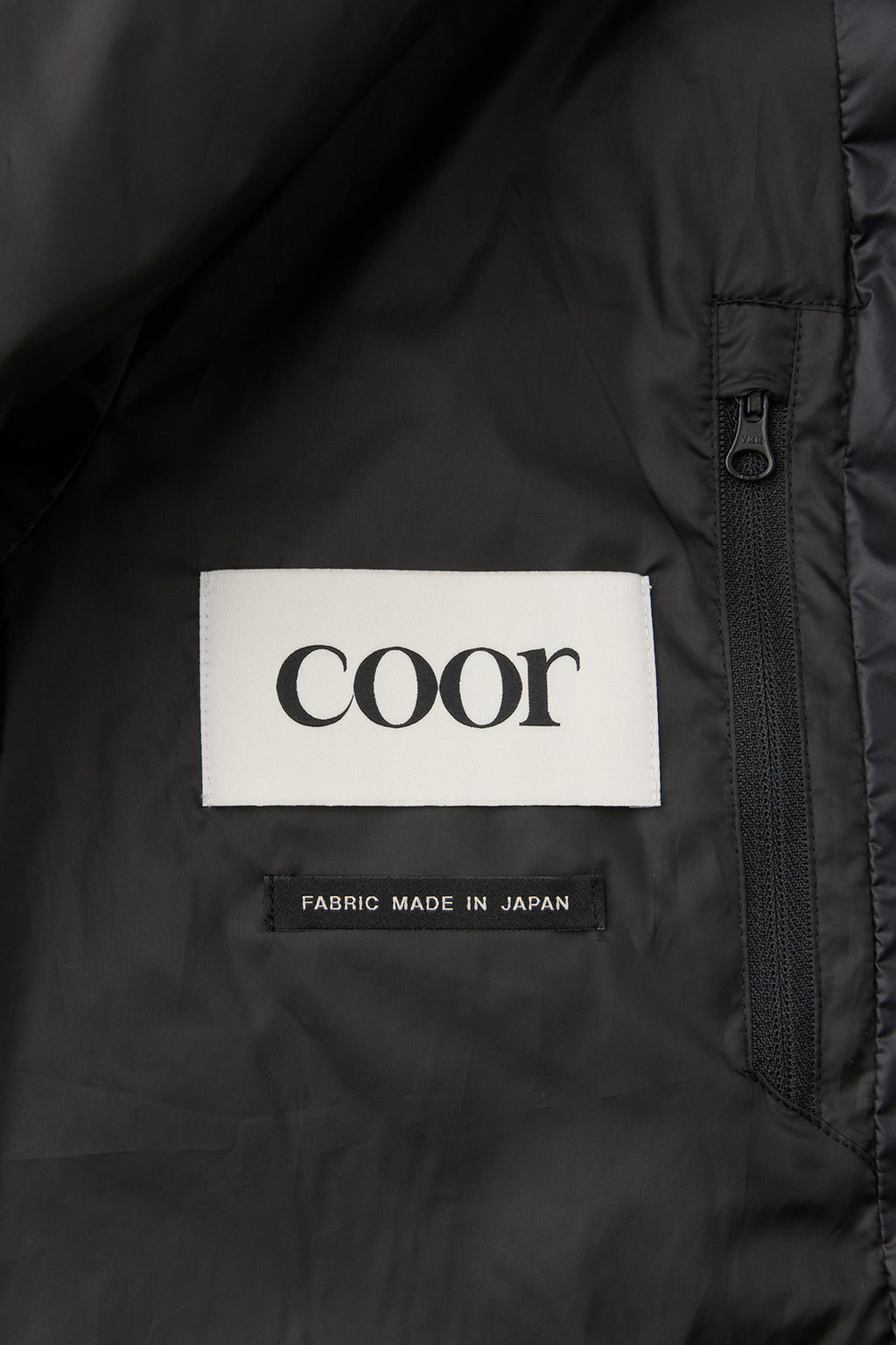 Coor - Light Weight Shell Padded Hoodie Jumper (Black) product image 8 | TRAB K-Fashion Australia
