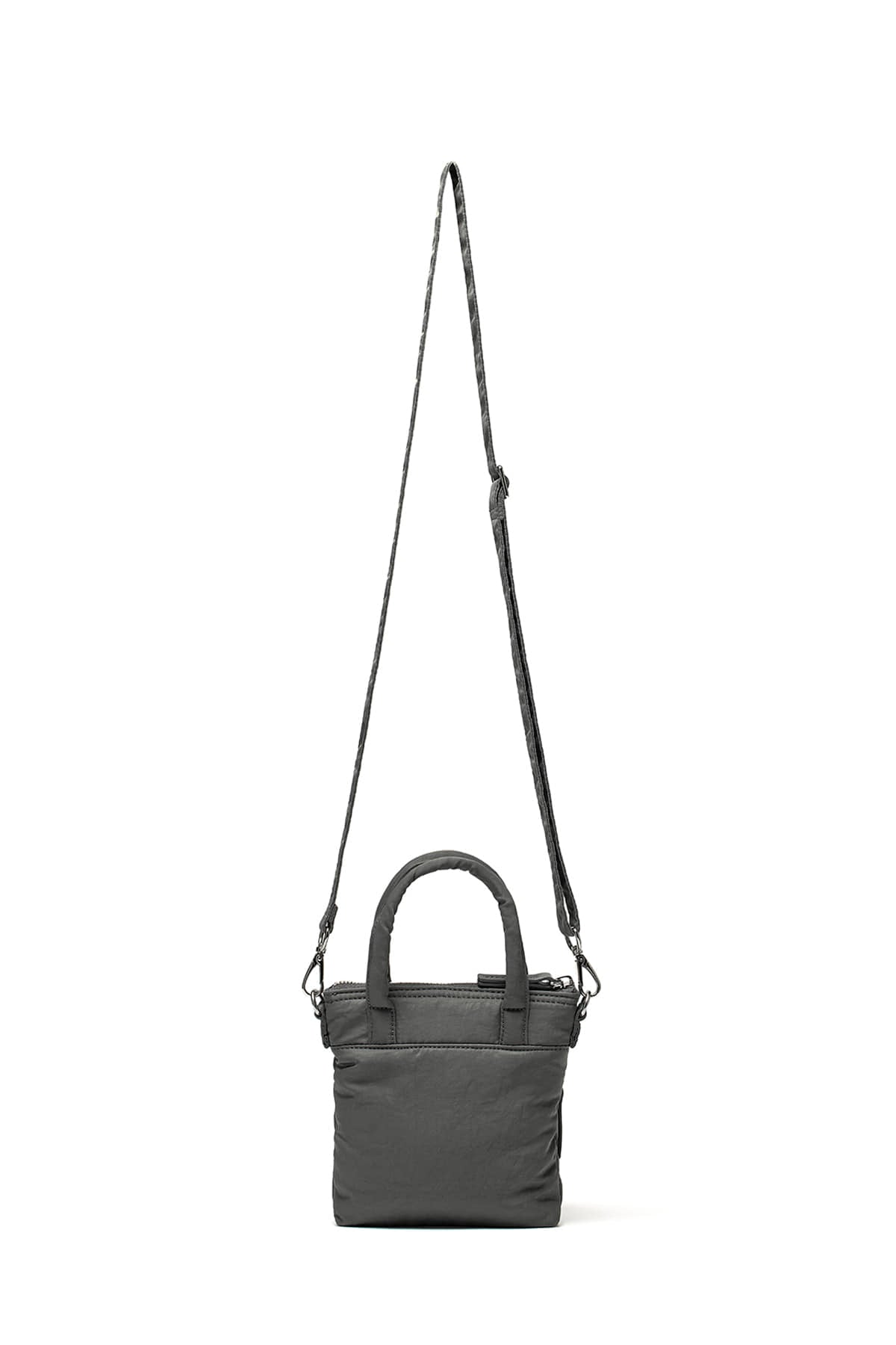 Matin Kim - Padded Cargo Two Way Mini Bag (Charcoal) product image 2 | TRAB K-Fashion Australia