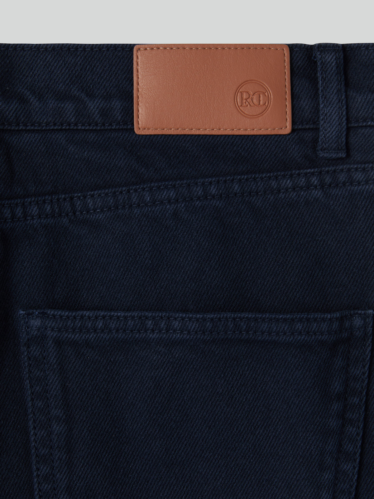 Recto - Regular Fit Denim Pants (Indigo Navy) product image 7 | TRAB K-Fashion Australia