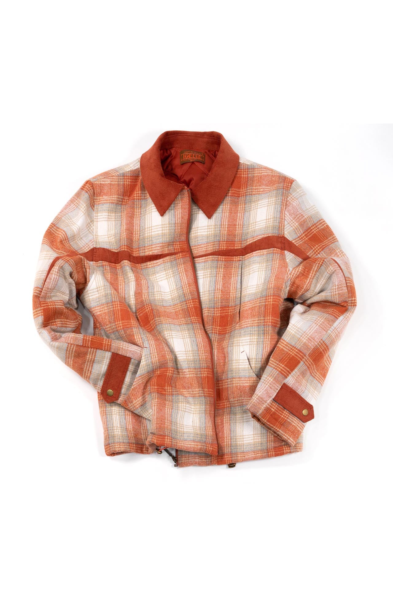 Ioedle - Check Quilt Padding (Orange) product image 1 | TRAB K-Fashion Australia
