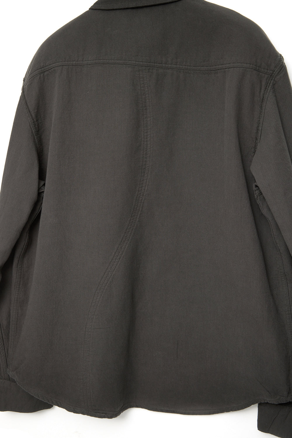 Hatchingroom - Reverse Western Shirt Gauze (Over Dyed Green Charcoal) product image 8 | TRAB K-Fashion Australia