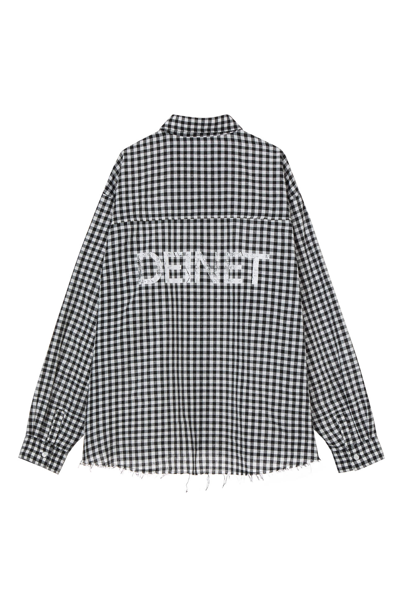 Deinet - Deinet Overfit Check Shirts (Black) product image 1 | TRAB K-Fashion Australia