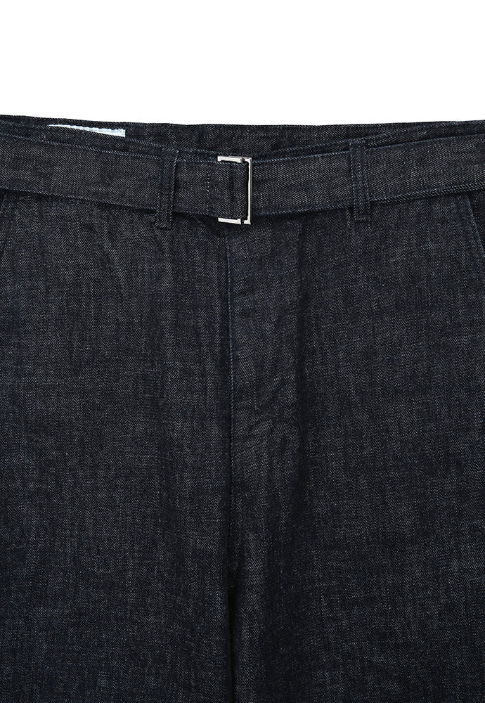 Art if acts - Belted Wide Denim Pants (Indigo) product image 9 | TRAB K-Fashion Australia